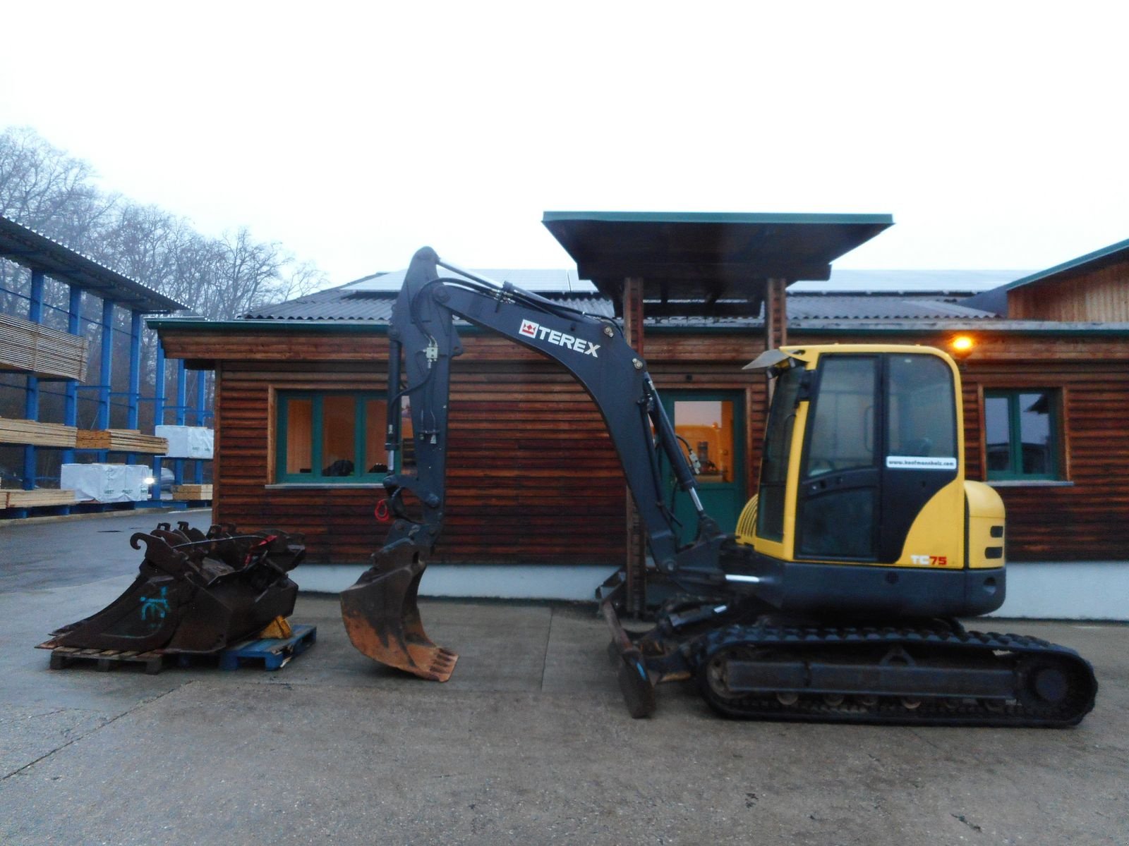 Minibagger typu Terex TC75 ( 7,5 Tonnen ) 5 Löffel + hydr. SW, Gebrauchtmaschine w St. Nikolai ob Draßling (Zdjęcie 1)