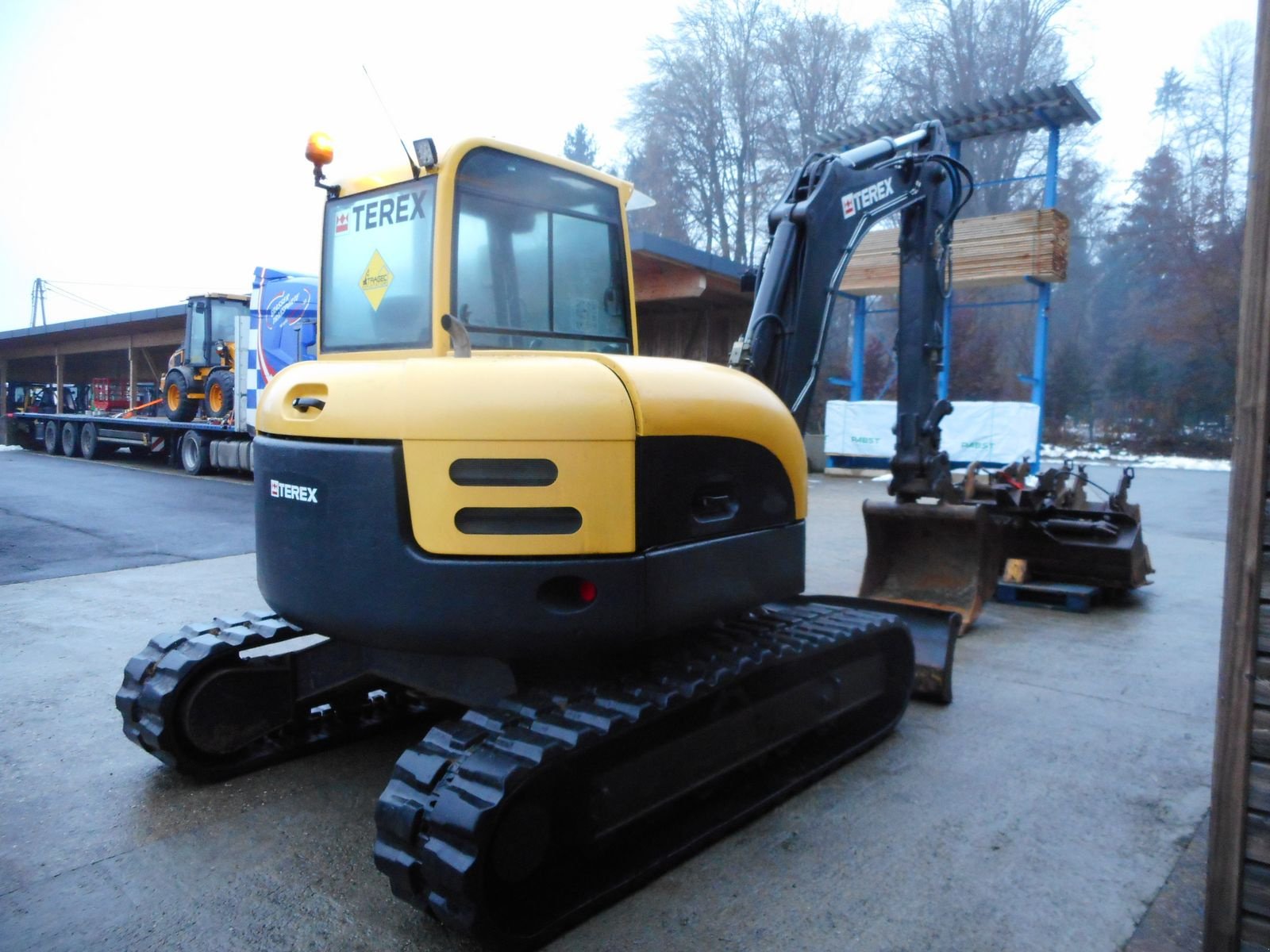 Minibagger typu Terex TC75 ( 7,5 Tonnen ) 5 Löffel + hydr. SW, Gebrauchtmaschine w St. Nikolai ob Draßling (Zdjęcie 4)