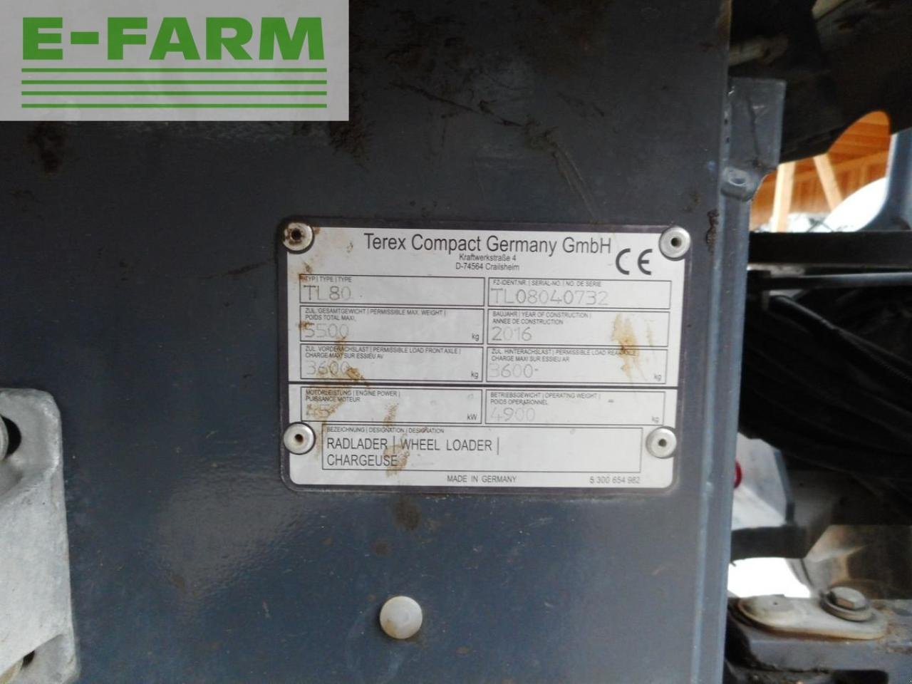 Minibagger del tipo Terex tl 80 ( 5.000kg ), Gebrauchtmaschine en ST. NIKOLAI/DR. (Imagen 7)