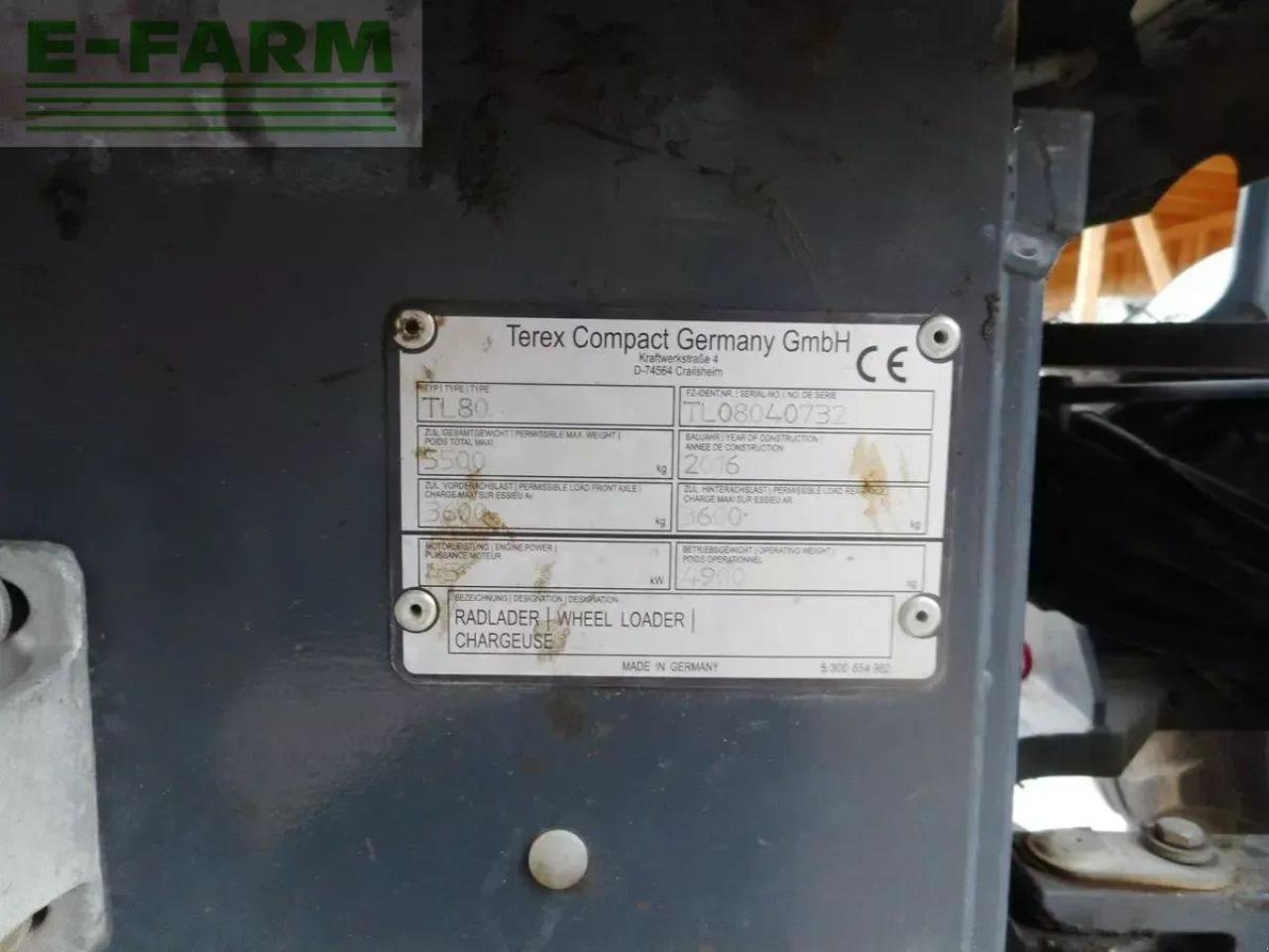 Minibagger типа Terex tl 80 ( 5.000kg ), Gebrauchtmaschine в ST. NIKOLAI/DR. (Фотография 7)