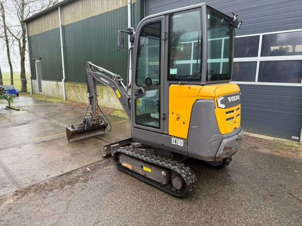 Minibagger a típus Volvo EC 18 D, Gebrauchtmaschine ekkor: Wijdewormer (Kép 7)