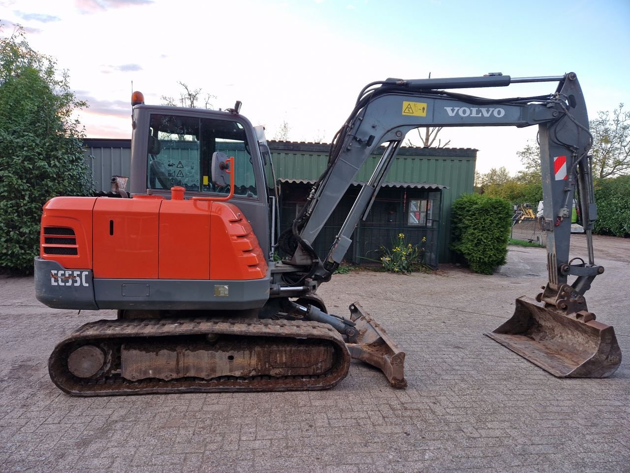 Minibagger des Typs Volvo ec 55, Gebrauchtmaschine in Oirschot (Bild 1)