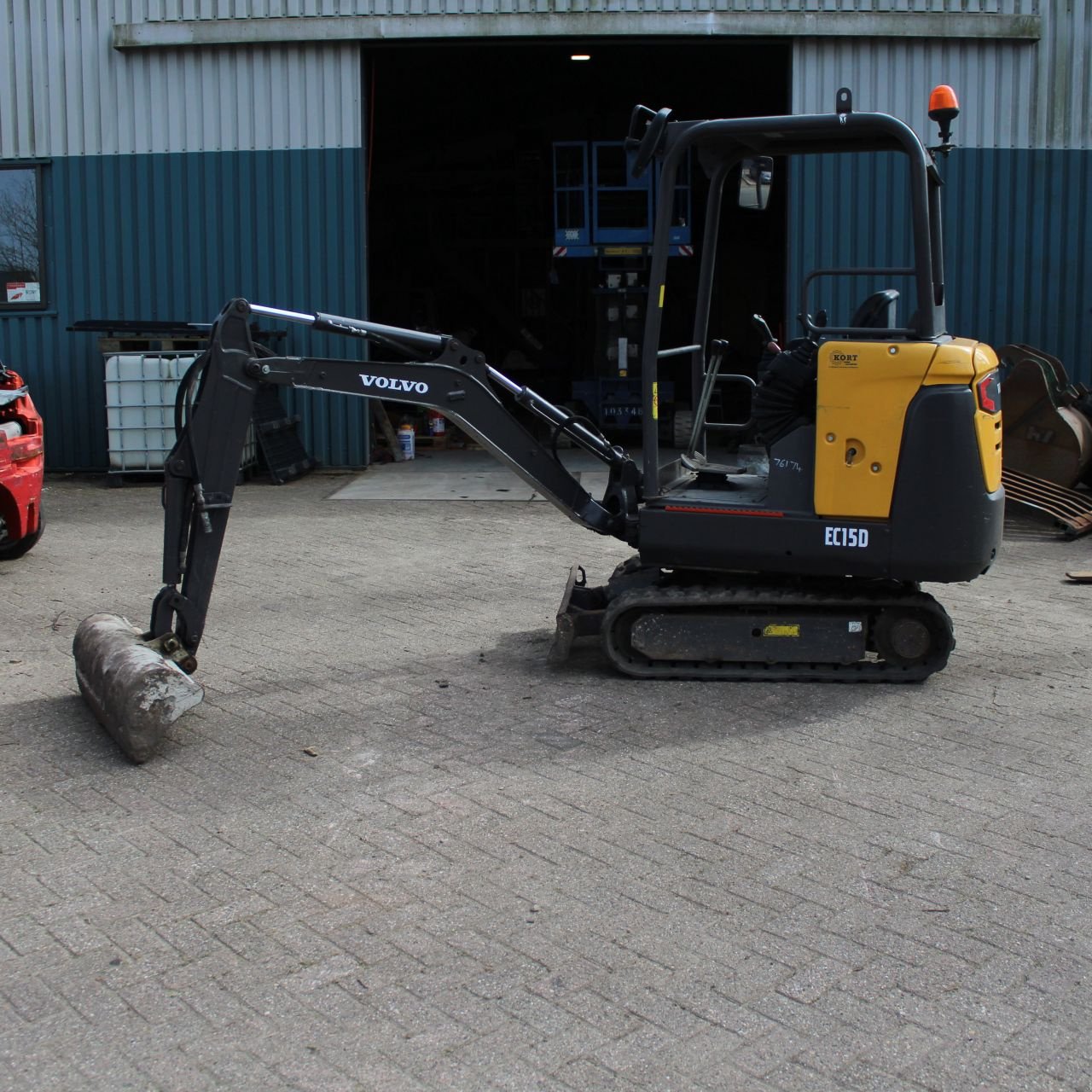 Minibagger a típus Volvo EC15D, Gebrauchtmaschine ekkor: Winkel (Kép 1)