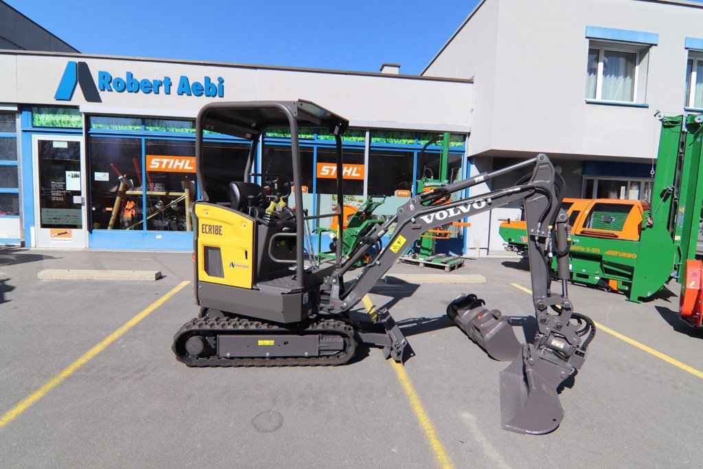 Minibagger Türe ait Volvo ECR 18 E, Neumaschine içinde Regensdorf (resim 1)