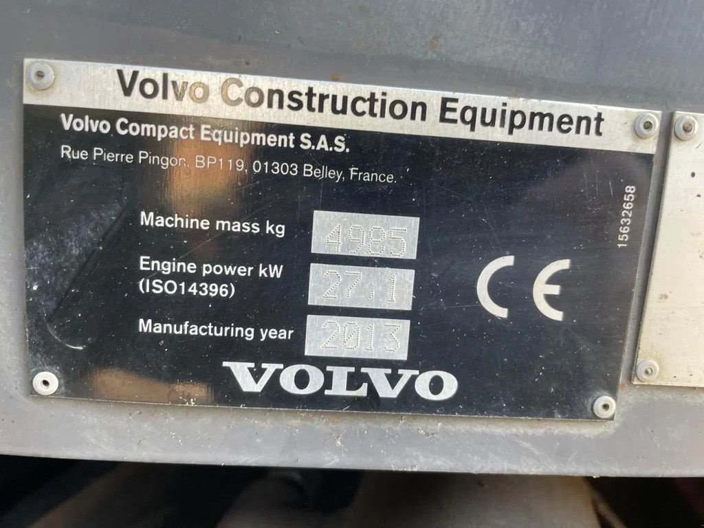 Minibagger от тип Volvo ECR 48 C Graafmachine, Gebrauchtmaschine в Lunteren (Снимка 4)