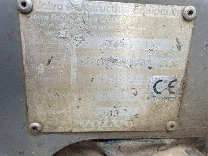 Minibagger typu Volvo ECR 88, Gebrauchtmaschine v Udenhout (Obrázek 9)