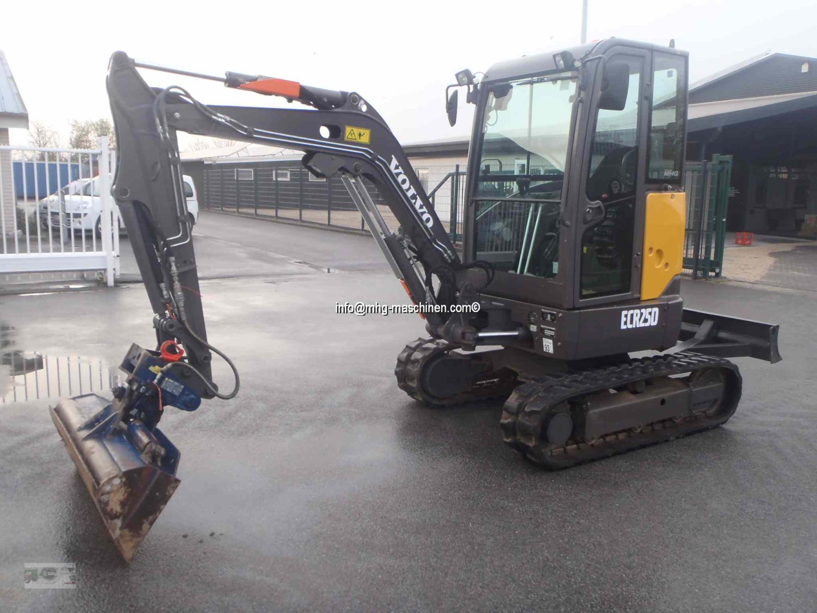 Minibagger del tipo Volvo ECR25D nur 1054 h, TOP !, Gebrauchtmaschine In Gescher (Immagine 3)