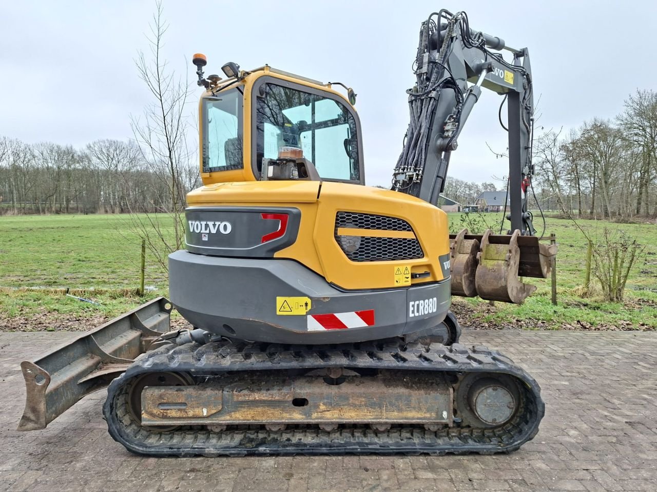Minibagger des Typs Volvo ECR88D, Gebrauchtmaschine in Terschuur (Bild 7)