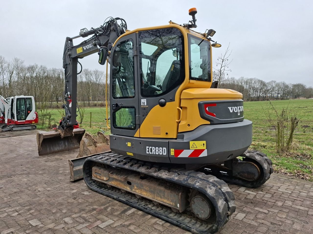 Minibagger des Typs Volvo ECR88D, Gebrauchtmaschine in Terschuur (Bild 3)