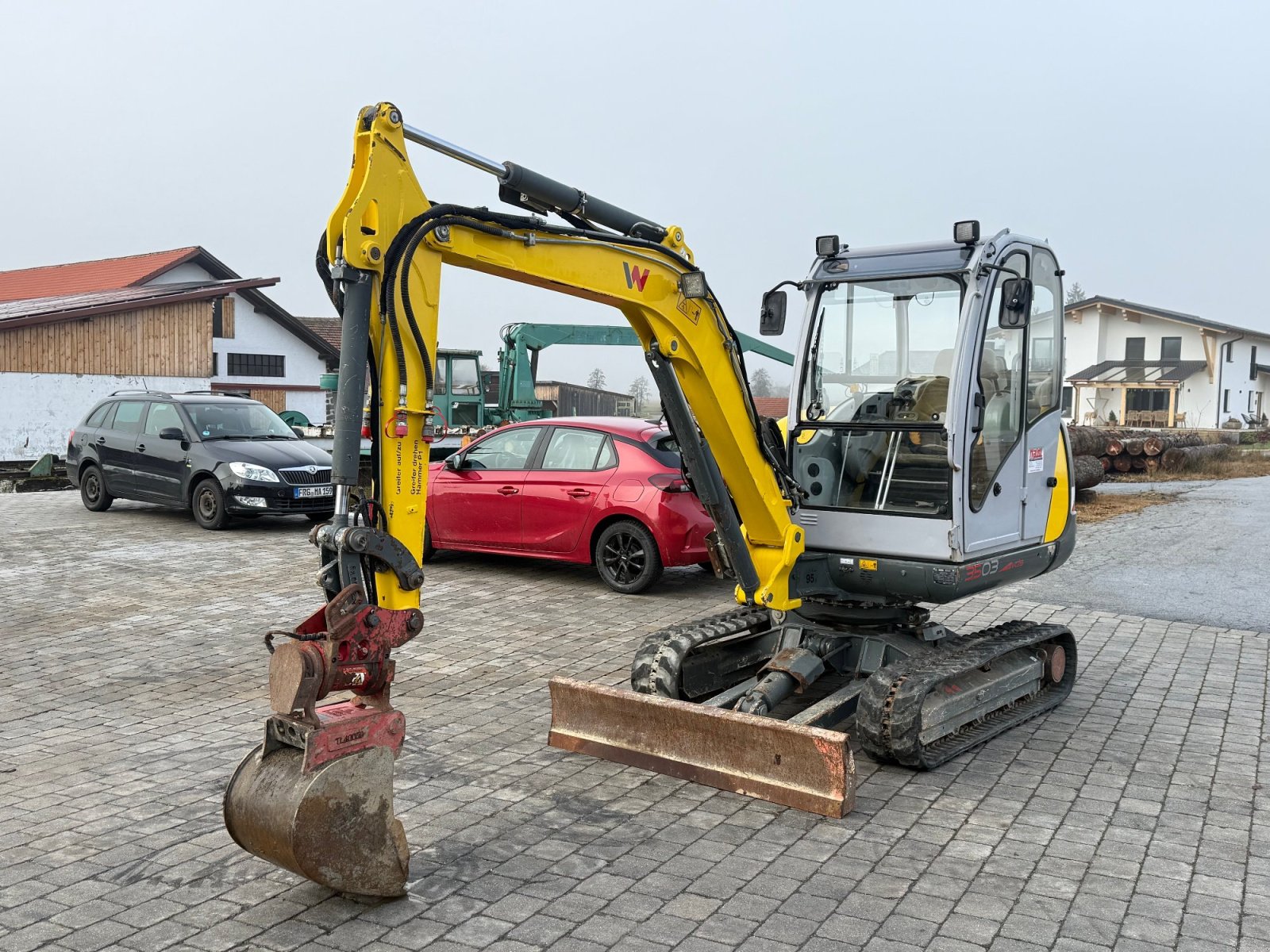 Minibagger del tipo Wacker Neuson 3503 mit Powertilt, Gebrauchtmaschine en Neureichenau (Imagen 2)