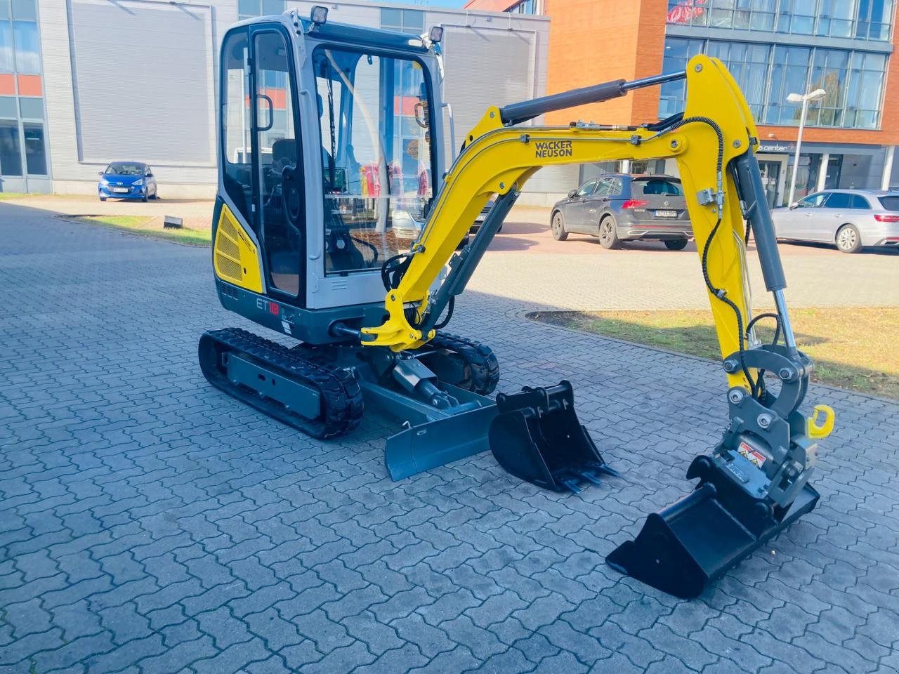 Minibagger Türe ait Wacker Neuson ET 18 mit Powertilt, Gebrauchtmaschine içinde Stuhr (resim 3)