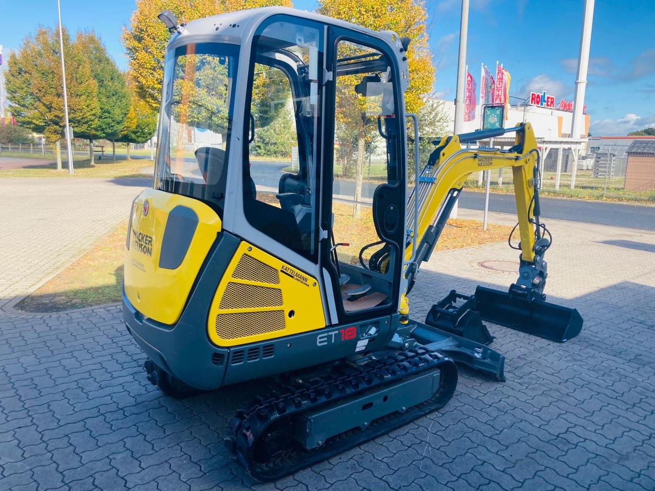 Minibagger Türe ait Wacker Neuson ET 18 mit Powertilt, Gebrauchtmaschine içinde Stuhr (resim 5)