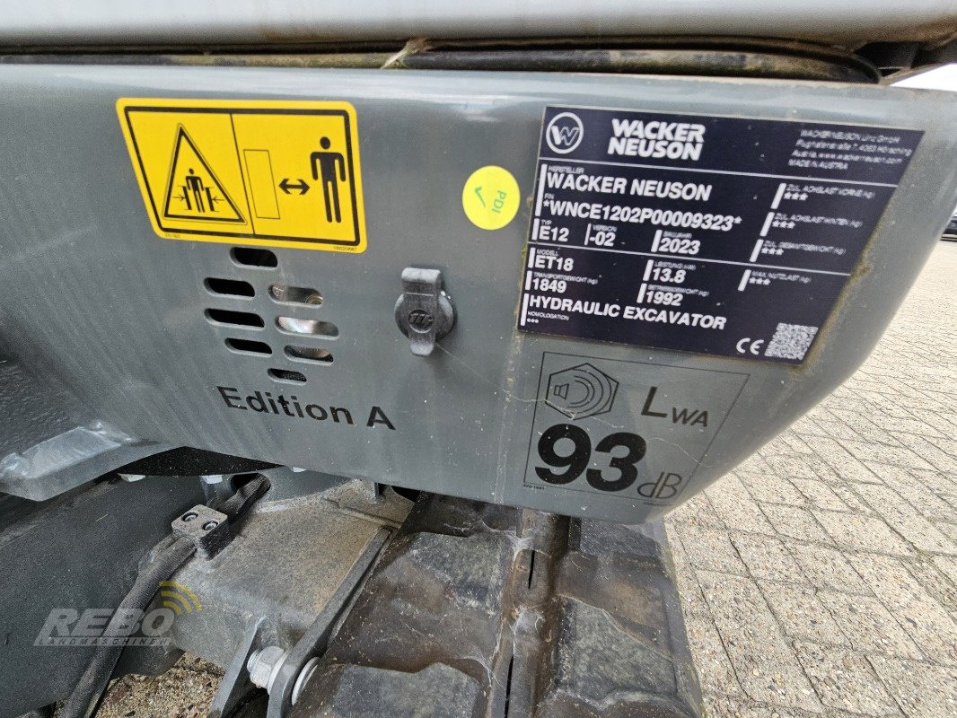 Minibagger del tipo Wacker Neuson ET 18, Neumaschine en Visbek/Rechterfeld (Imagen 2)