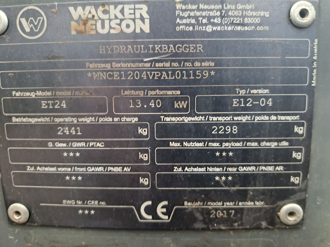 Minibagger typu Wacker Neuson Et 24 vds, Gebrauchtmaschine v Vragender (Obrázok 5)