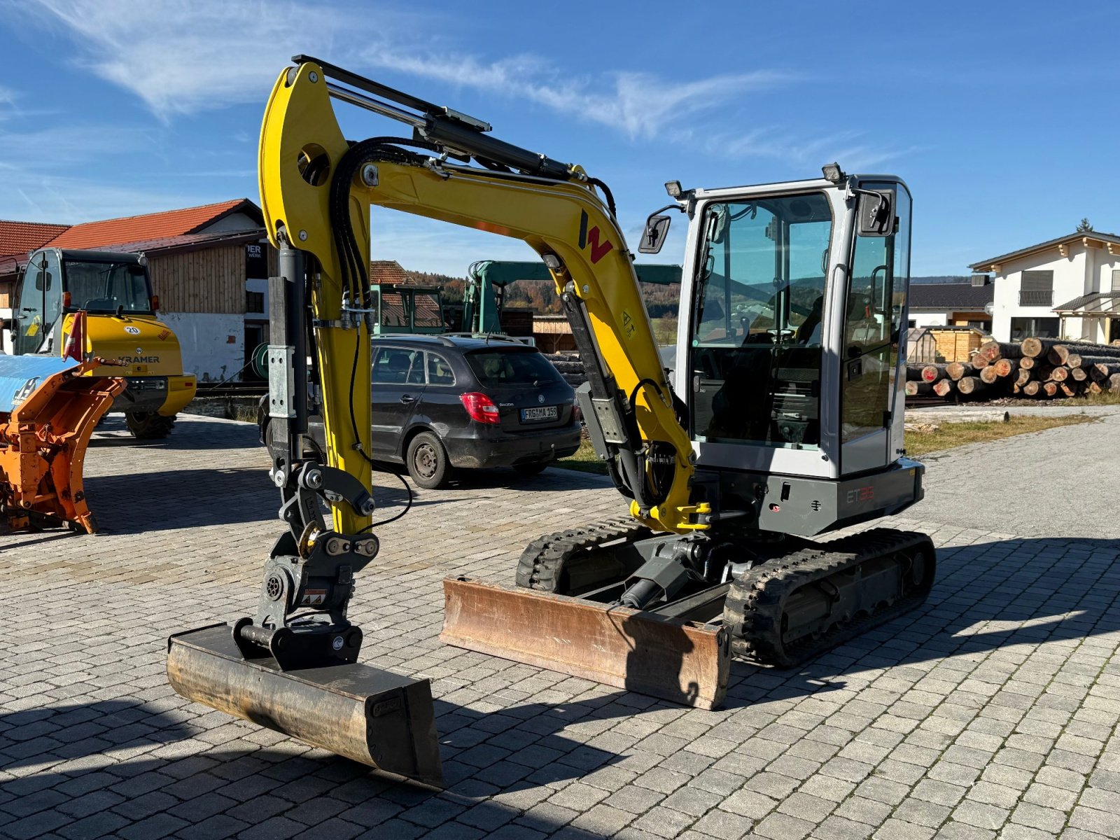 Minibagger от тип Wacker Neuson ET 35 mit Powertilt, Gebrauchtmaschine в Neureichenau (Снимка 2)