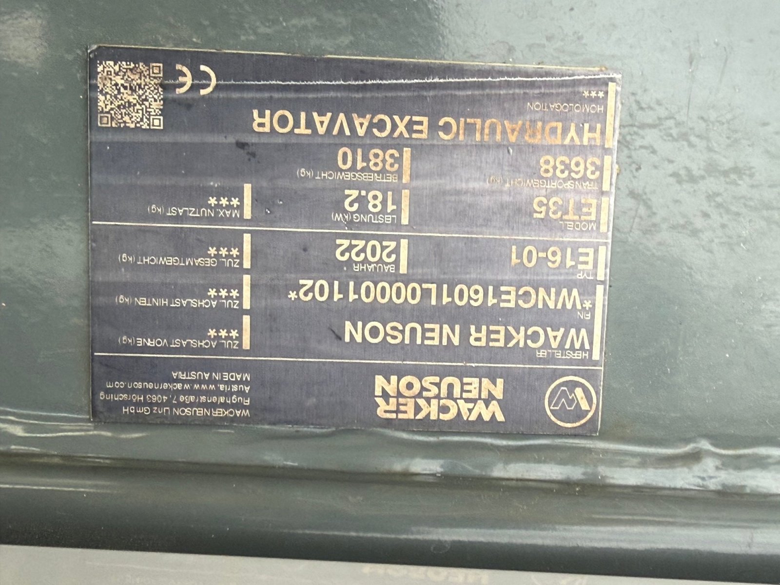 Minibagger des Typs Wacker Neuson ET 35 mit Powertilt, Gebrauchtmaschine in Neureichenau (Bild 14)