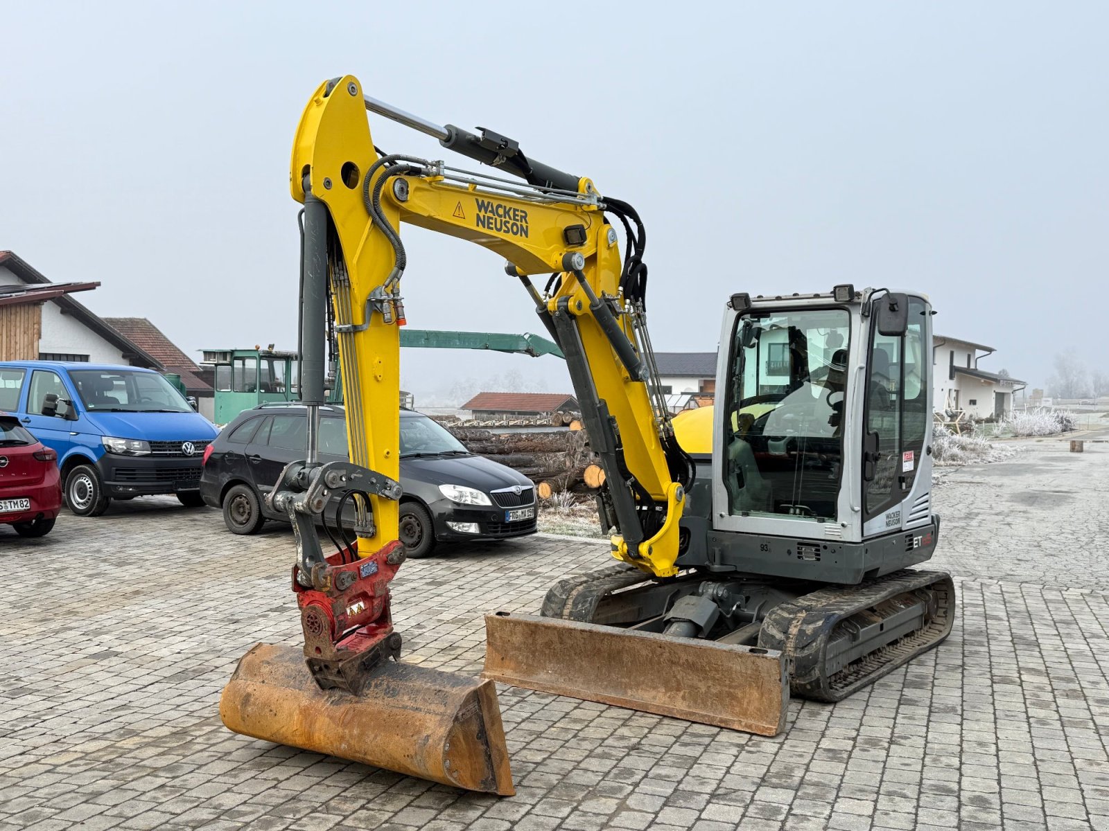Minibagger des Typs Wacker Neuson ET 65 mit Powertilt, Gebrauchtmaschine in Neureichenau (Bild 2)