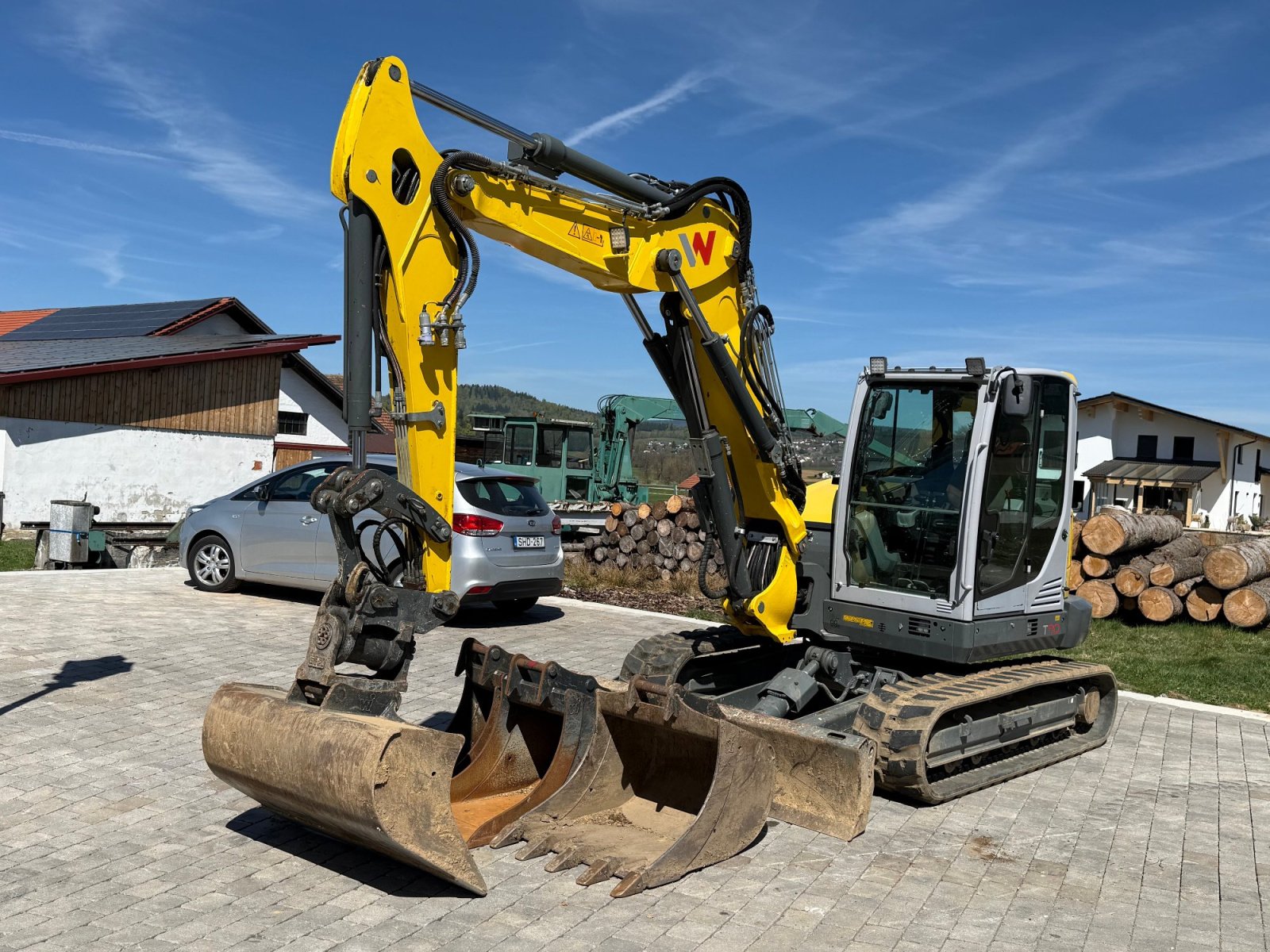 Minibagger типа Wacker Neuson ET 90 mit Powertilt, Gebrauchtmaschine в Neureichenau (Фотография 2)