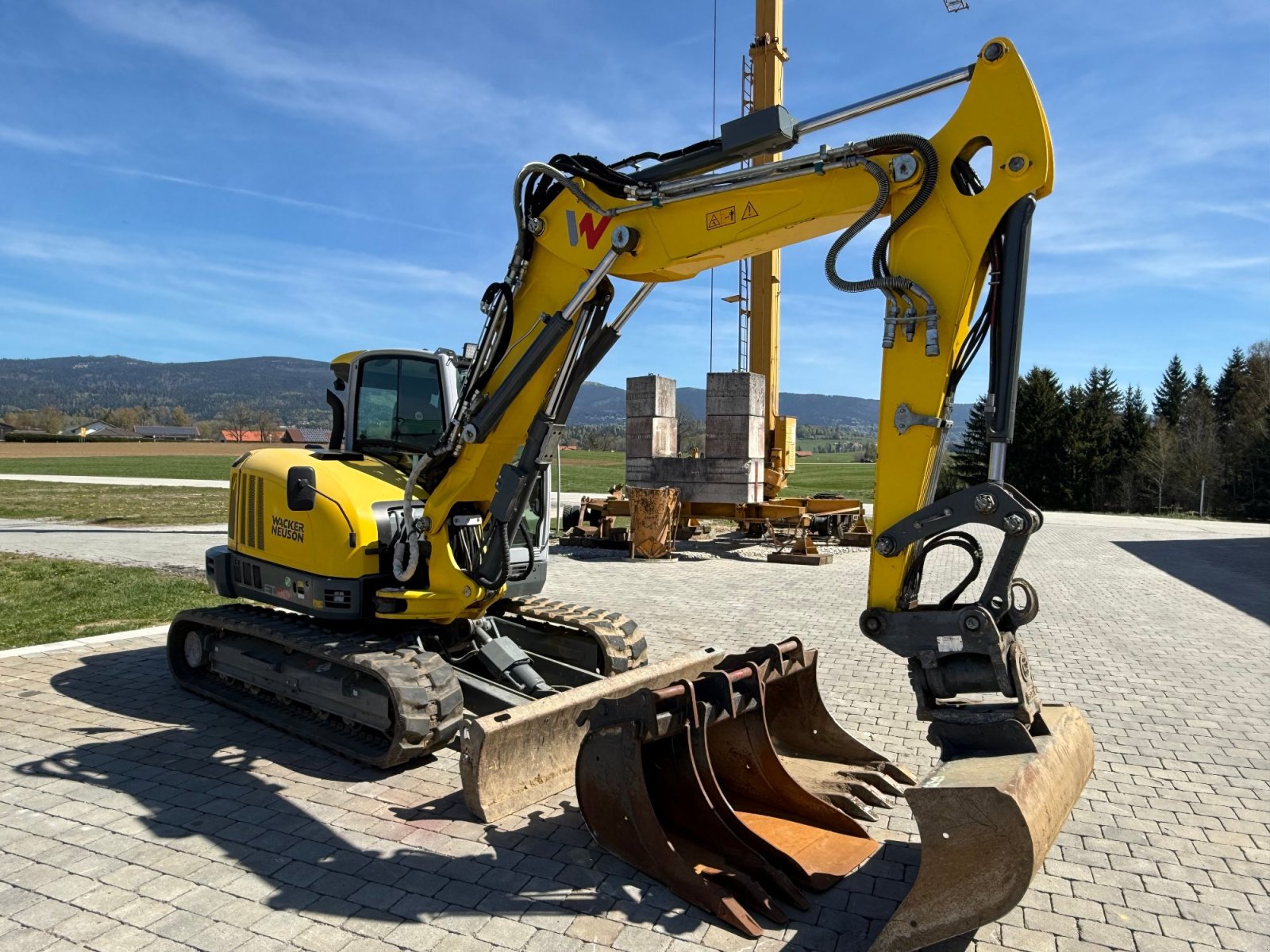 Minibagger типа Wacker Neuson ET 90 mit Powertilt, Gebrauchtmaschine в Neureichenau (Фотография 3)