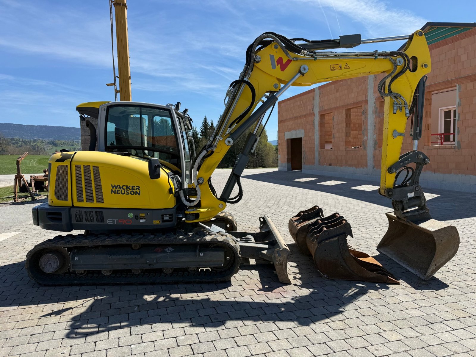 Minibagger типа Wacker Neuson ET 90 mit Powertilt, Gebrauchtmaschine в Neureichenau (Фотография 4)