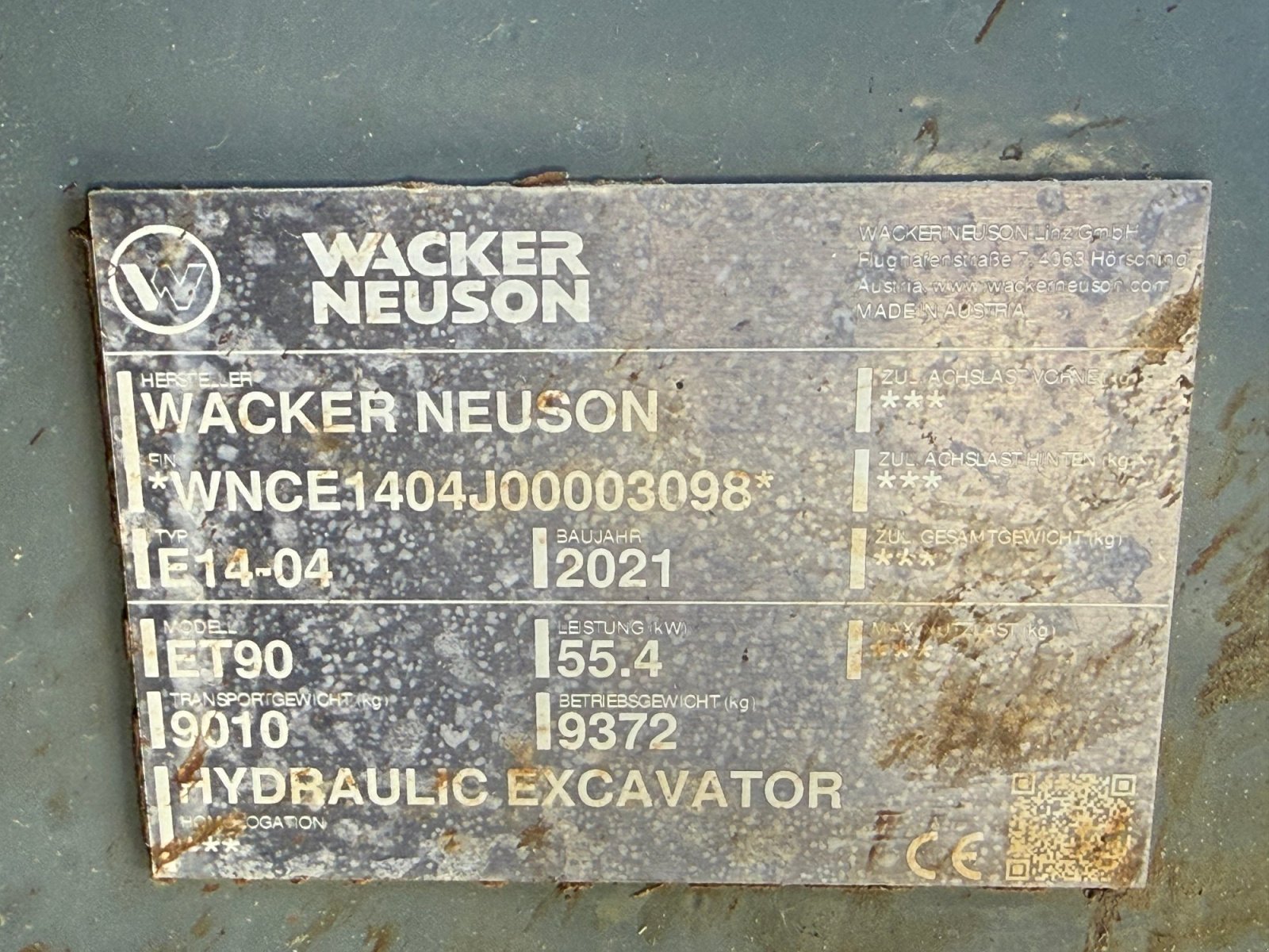 Minibagger типа Wacker Neuson ET 90 mit Powertilt, Gebrauchtmaschine в Neureichenau (Фотография 15)