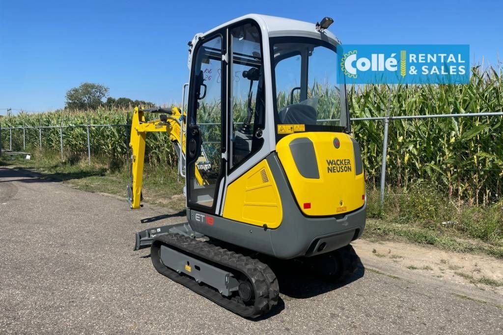 Minibagger Türe ait Wacker Neuson ET18 2022, Neumaschine içinde Sittard (resim 4)