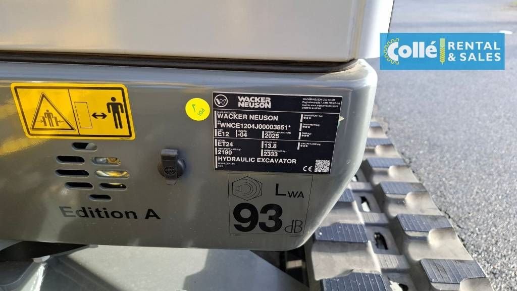 Minibagger Türe ait Wacker Neuson ET24 A2.1 2025, Neumaschine içinde Sittard (resim 8)
