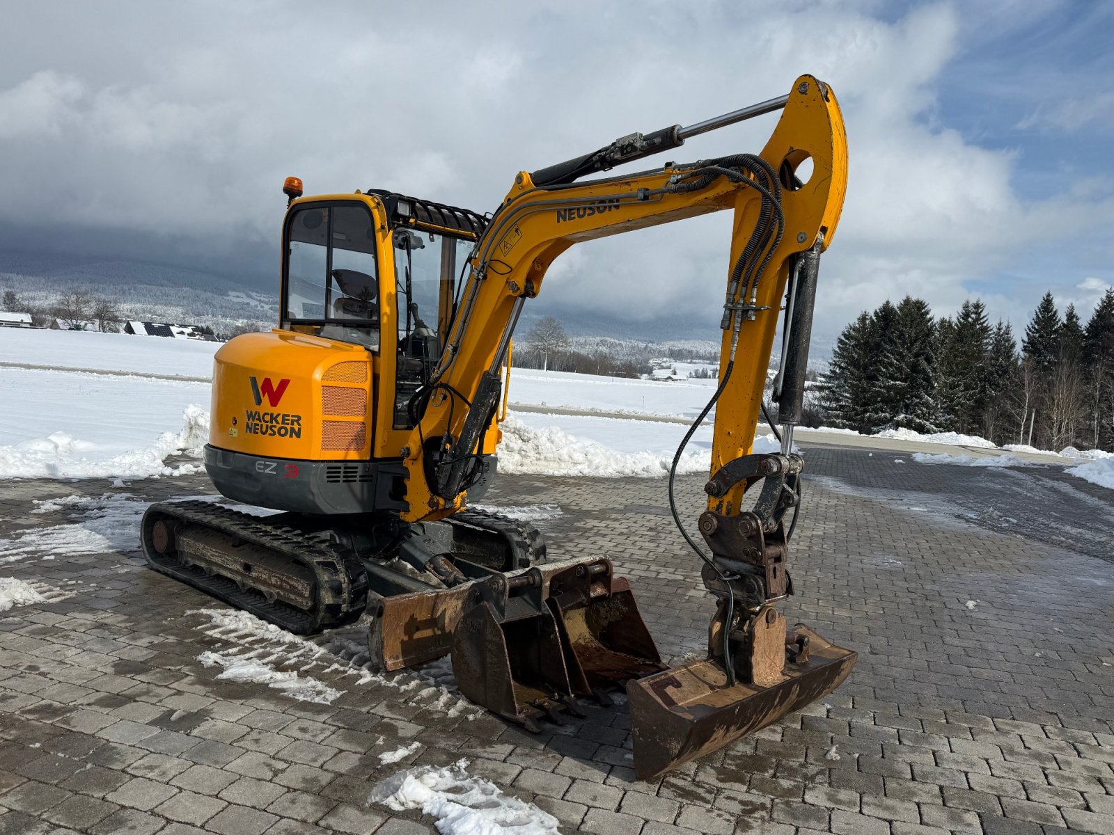Minibagger tip Wacker Neuson EZ 38 mit 3x Löffel, Gebrauchtmaschine in Neureichenau (Poză 3)