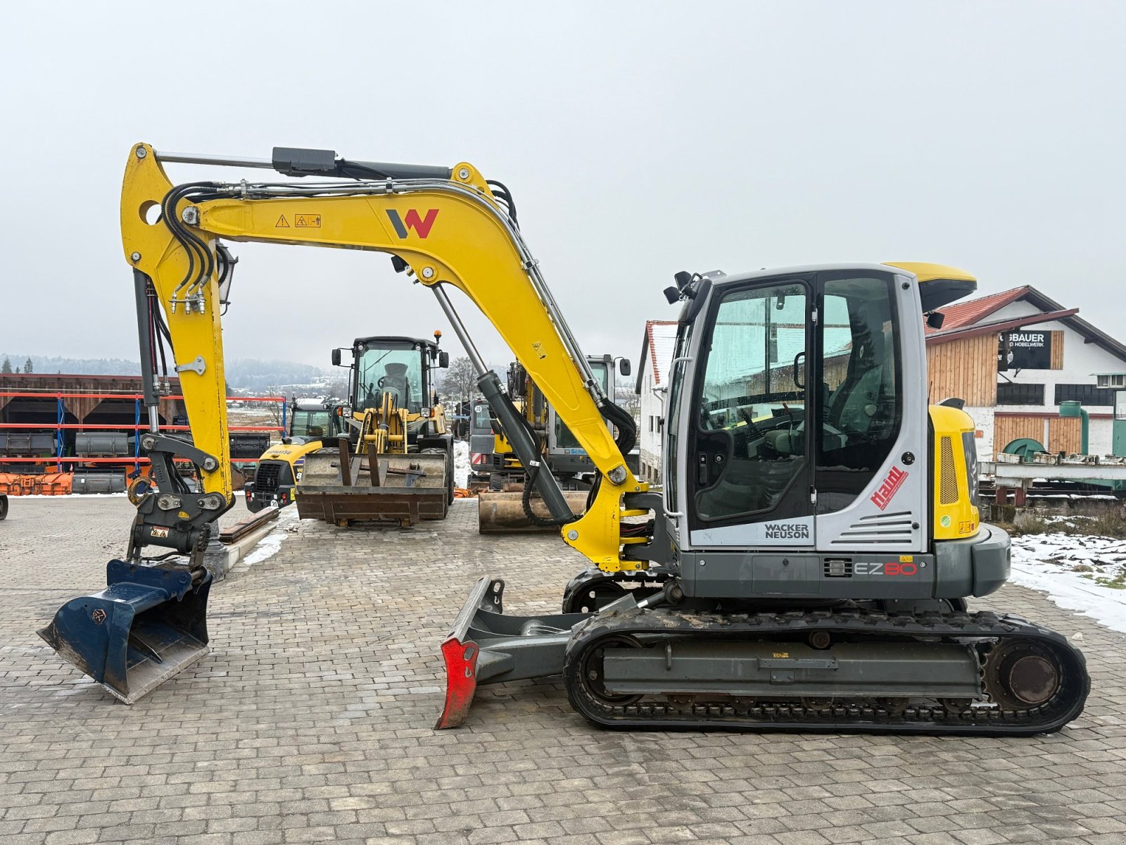 Minibagger от тип Wacker Neuson EZ 80 mit Powertilt, Gebrauchtmaschine в Neureichenau (Снимка 1)