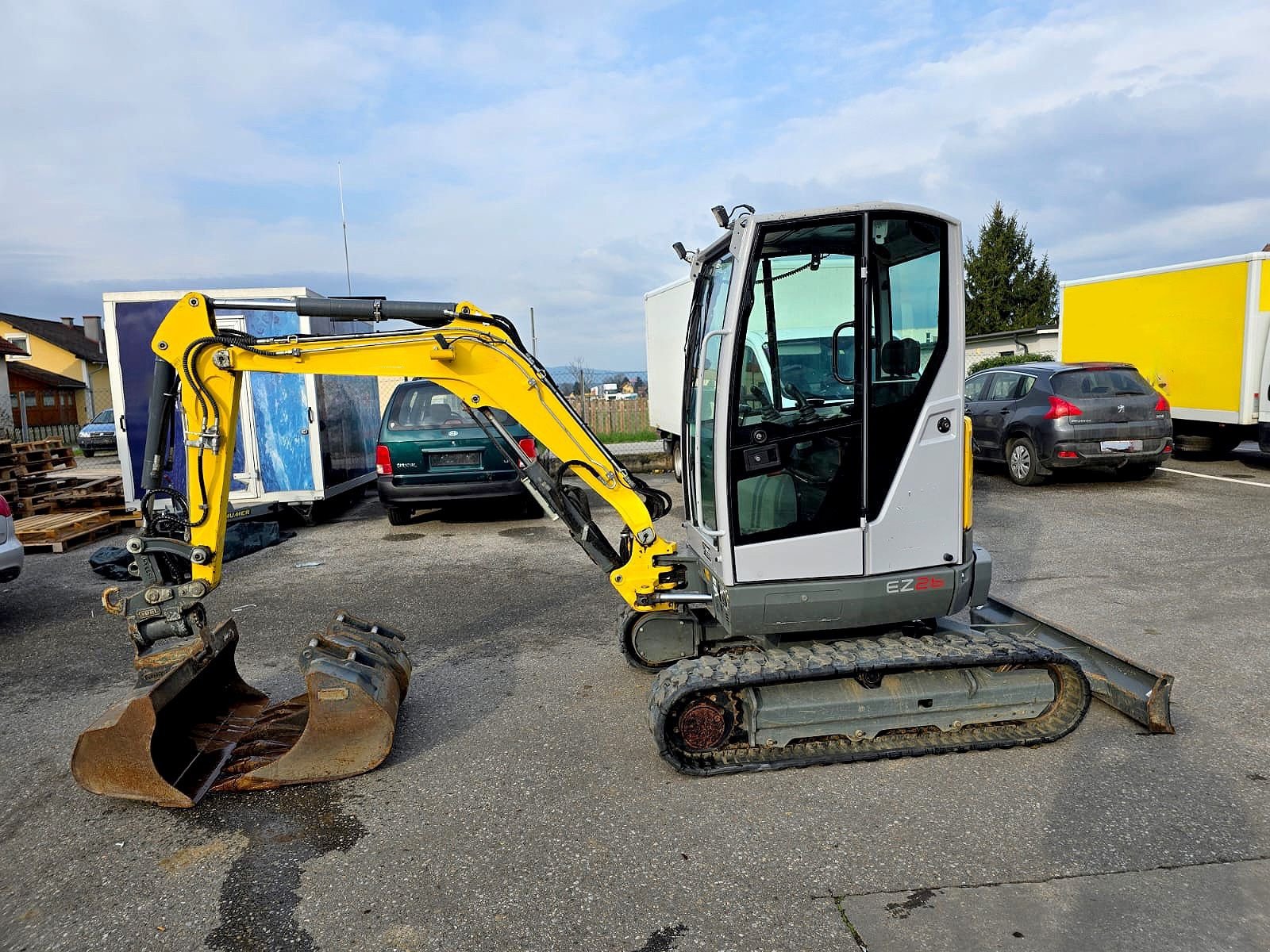 Minibagger Türe ait Wacker Neuson EZ26, Gebrauchtmaschine içinde Gabersdorf (resim 8)