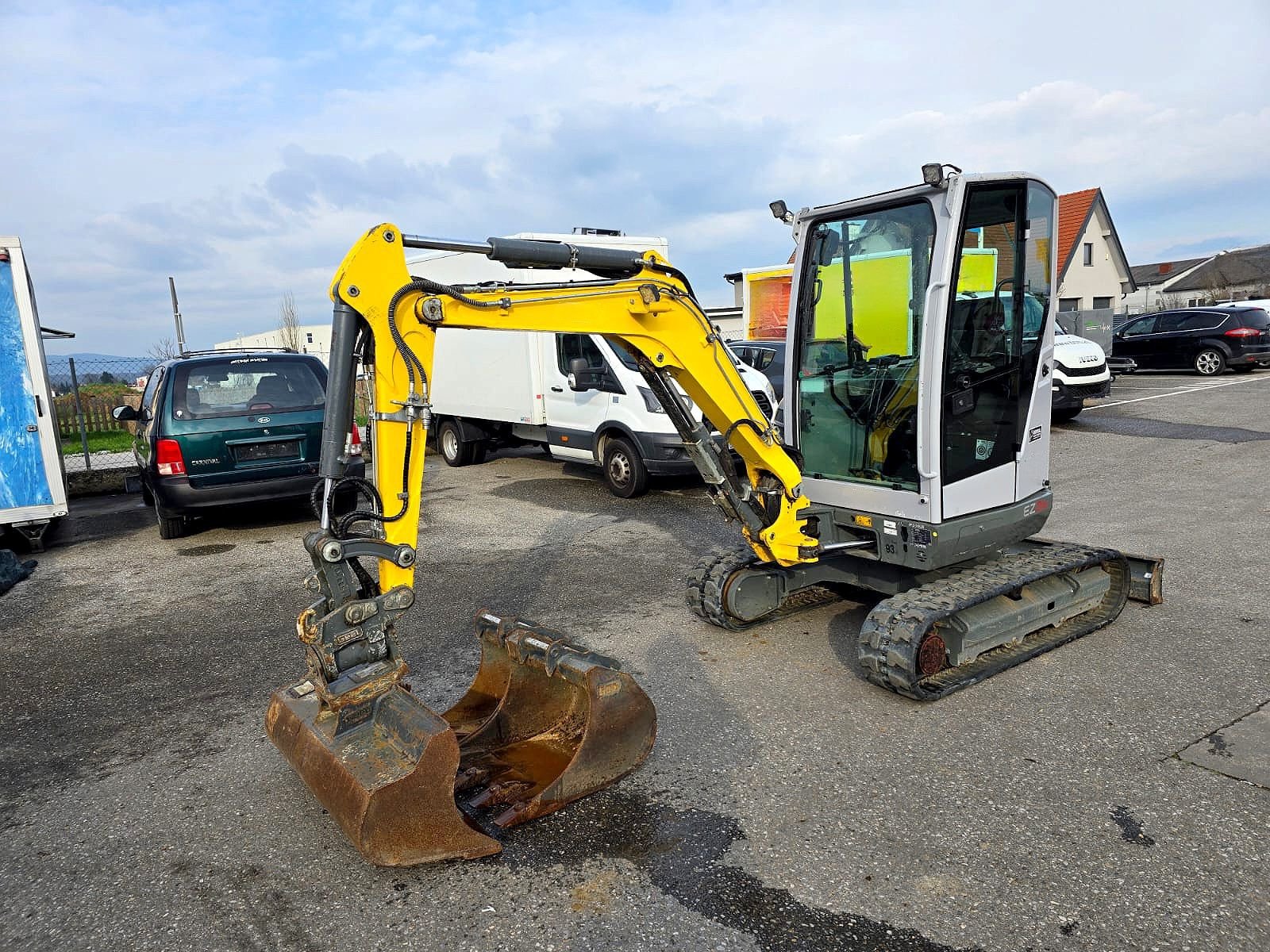 Minibagger Türe ait Wacker Neuson EZ26, Gebrauchtmaschine içinde Gabersdorf (resim 9)