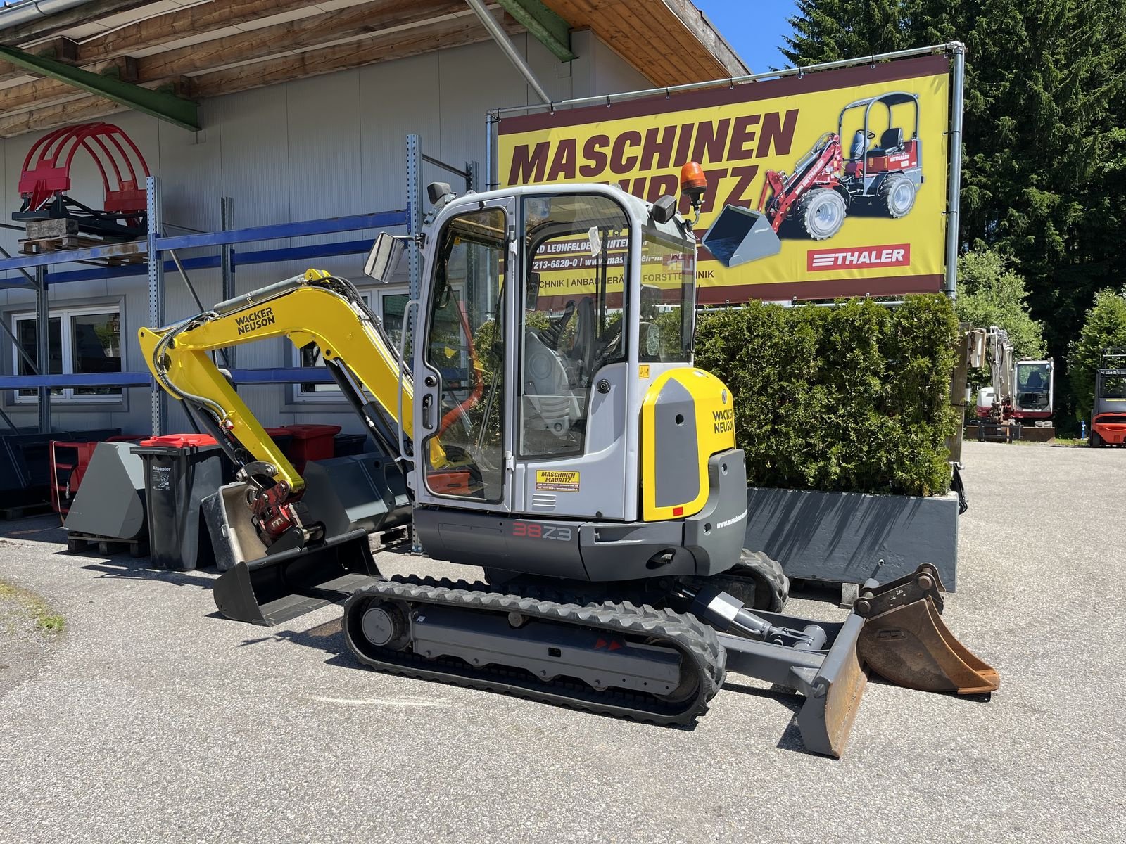 Minibagger typu Wacker Neuson Neuson 38Z3 mit Powertilt, Gebrauchtmaschine w Bad Leonfelden (Zdjęcie 9)