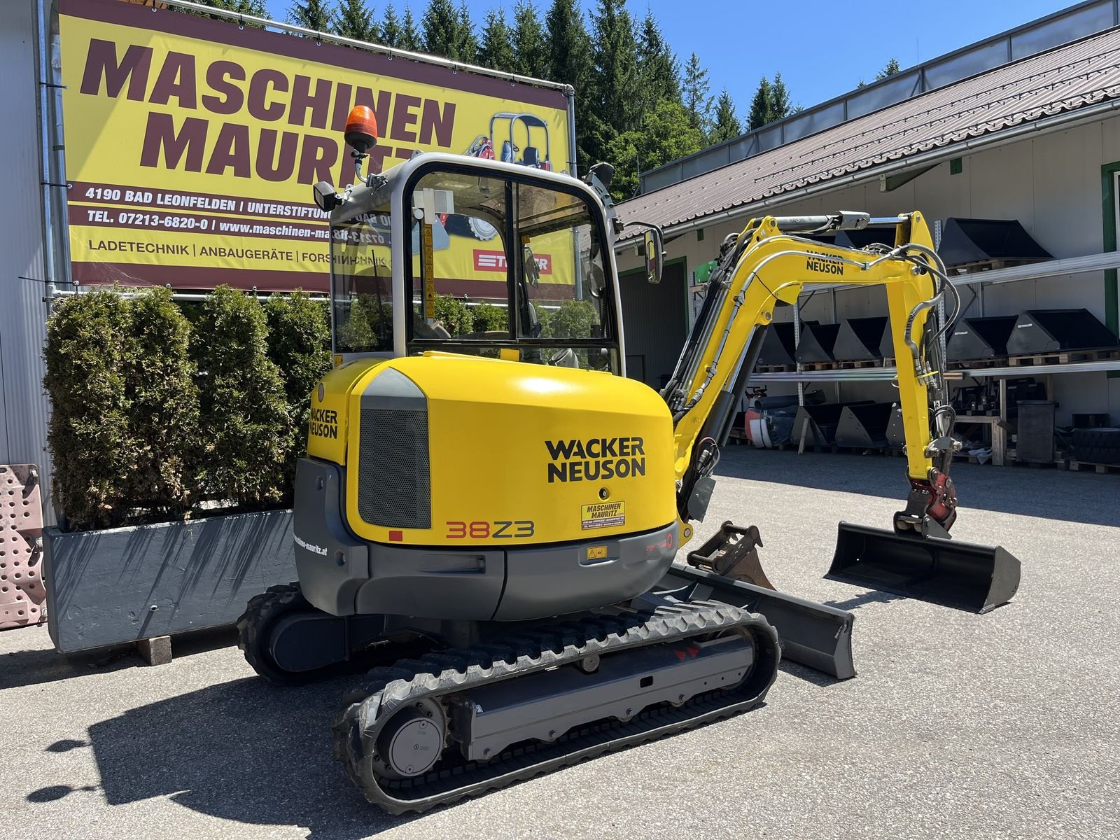 Minibagger a típus Wacker Neuson Neuson 38Z3 mit Powertilt, Gebrauchtmaschine ekkor: Bad Leonfelden (Kép 2)