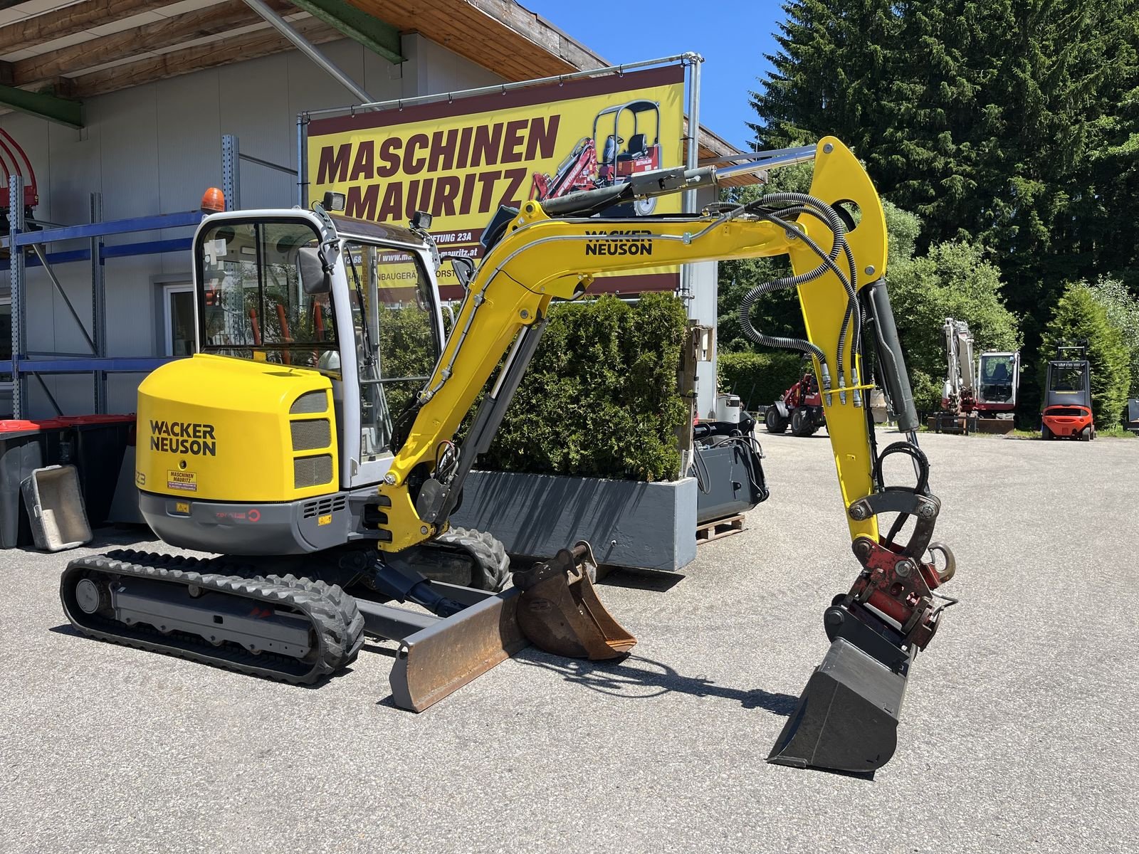 Minibagger a típus Wacker Neuson Neuson 38Z3 mit Powertilt, Gebrauchtmaschine ekkor: Bad Leonfelden (Kép 1)