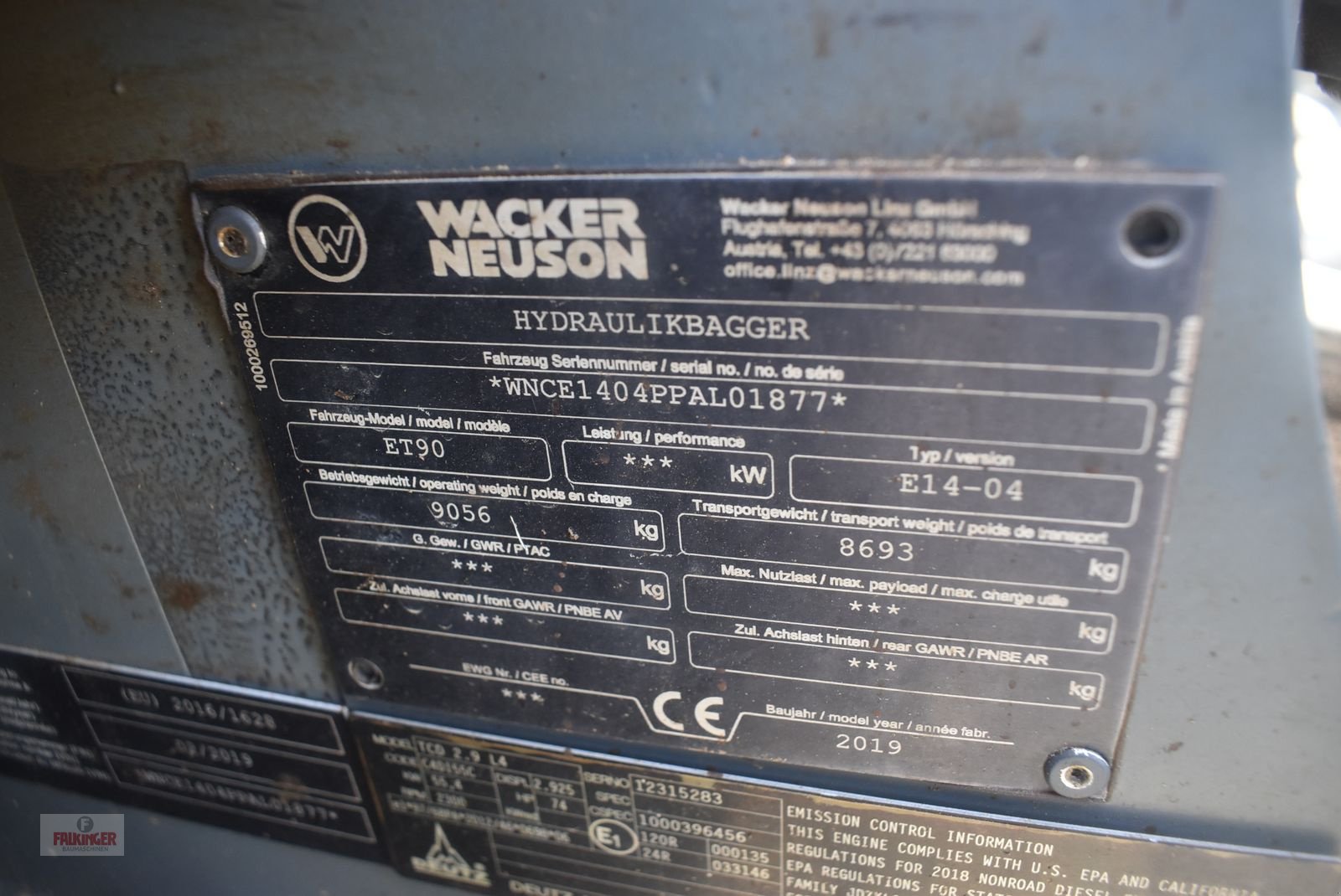 Minibagger του τύπου Wacker Neuson Neuson ET90 mit Powertilt, Gebrauchtmaschine σε Putzleinsdorf (Φωτογραφία 14)