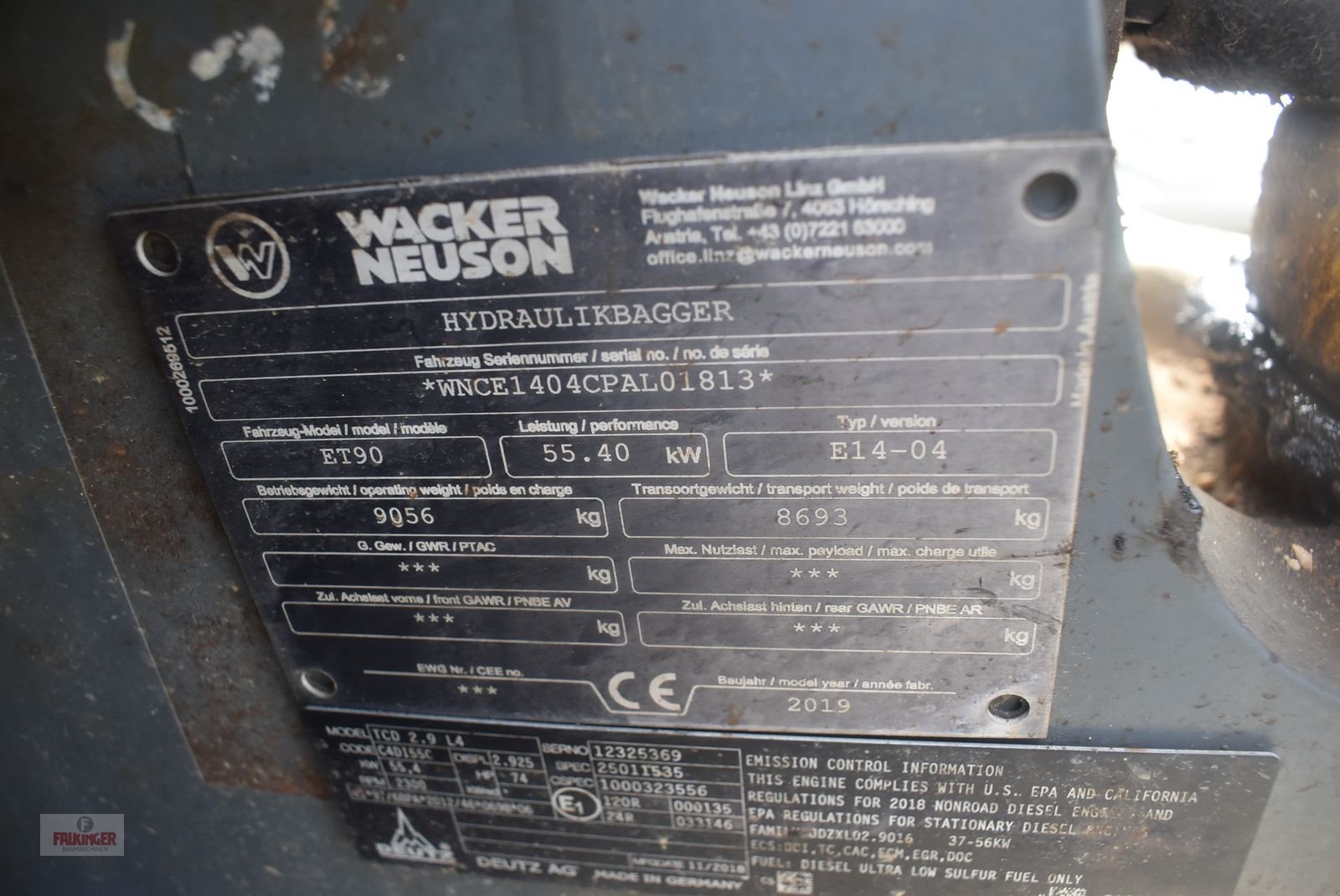 Minibagger del tipo Wacker Neuson Neuson ET90 mit Powertilt, Gebrauchtmaschine en Putzleinsdorf (Imagen 13)