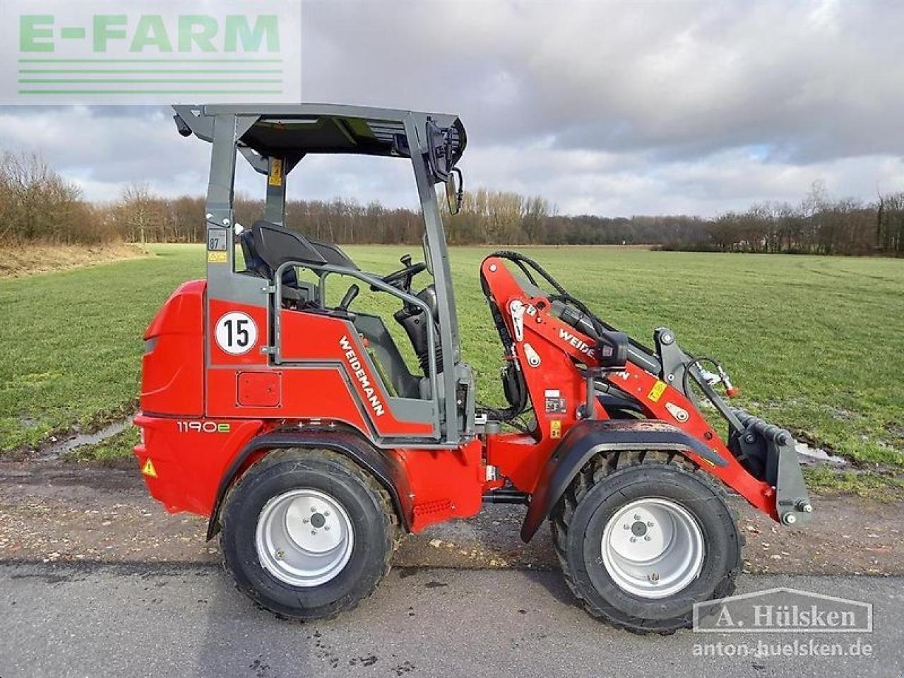 Minibagger des Typs Weidemann  1190e elektro, Gebrauchtmaschine in ROSENDAHL (Bild 5)