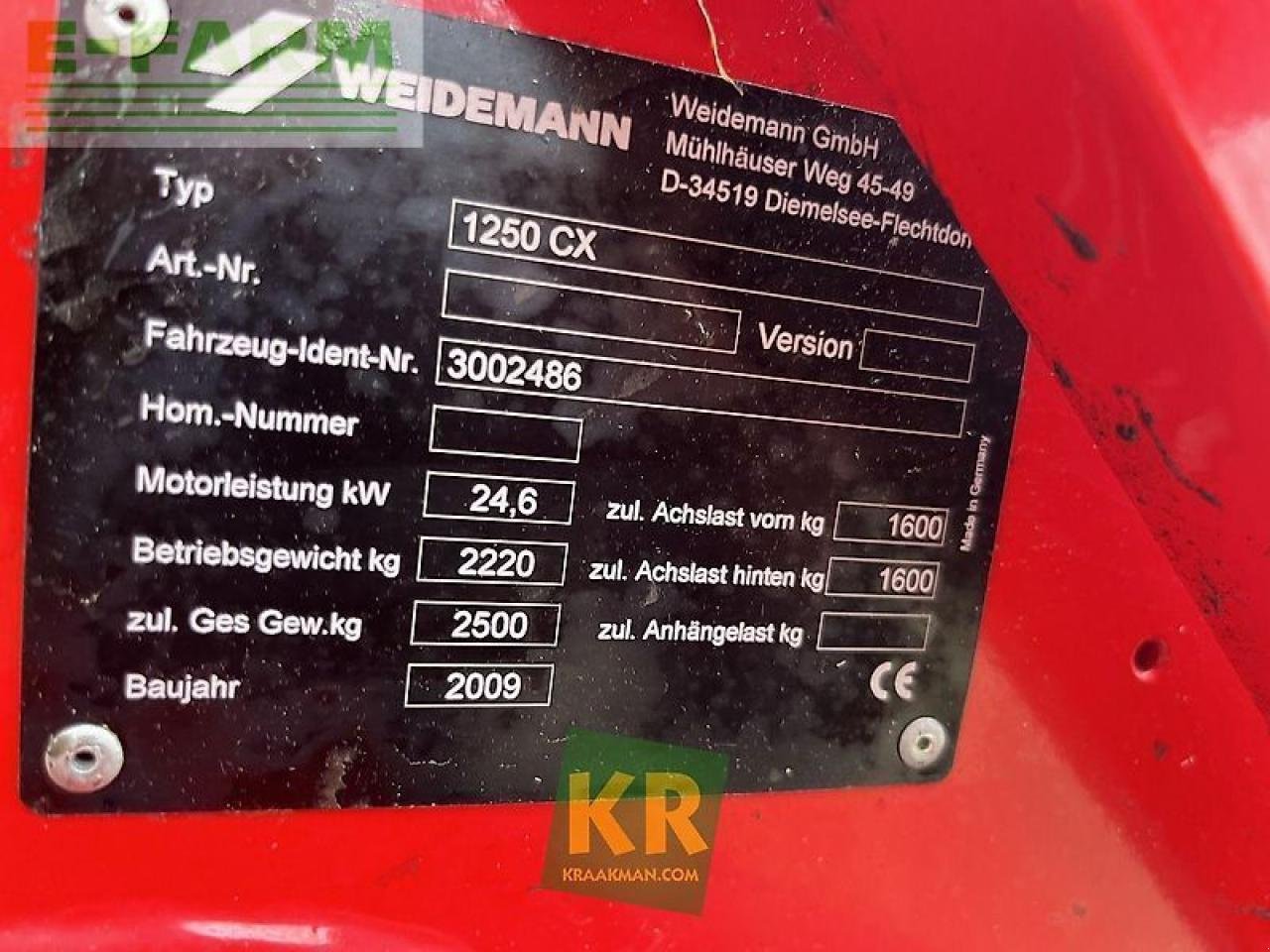 Minibagger του τύπου Weidemann  1250 wiellader #776057, Gebrauchtmaschine σε STEENBERGEN (Φωτογραφία 11)