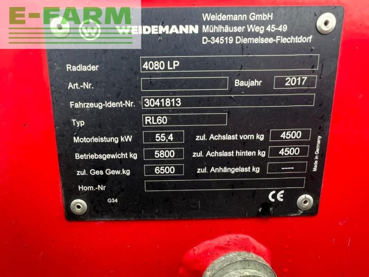 Minibagger des Typs Weidemann  4080 lp, Gebrauchtmaschine in ag BROEKLAND (Bild 14)