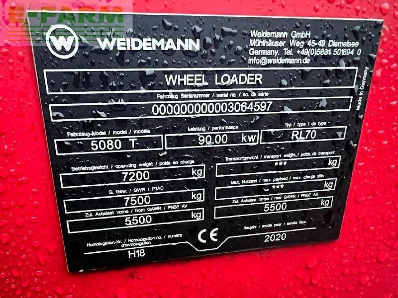 Minibagger of the type Weidemann  5080 t, Gebrauchtmaschine in ag BROEKLAND (Picture 15)