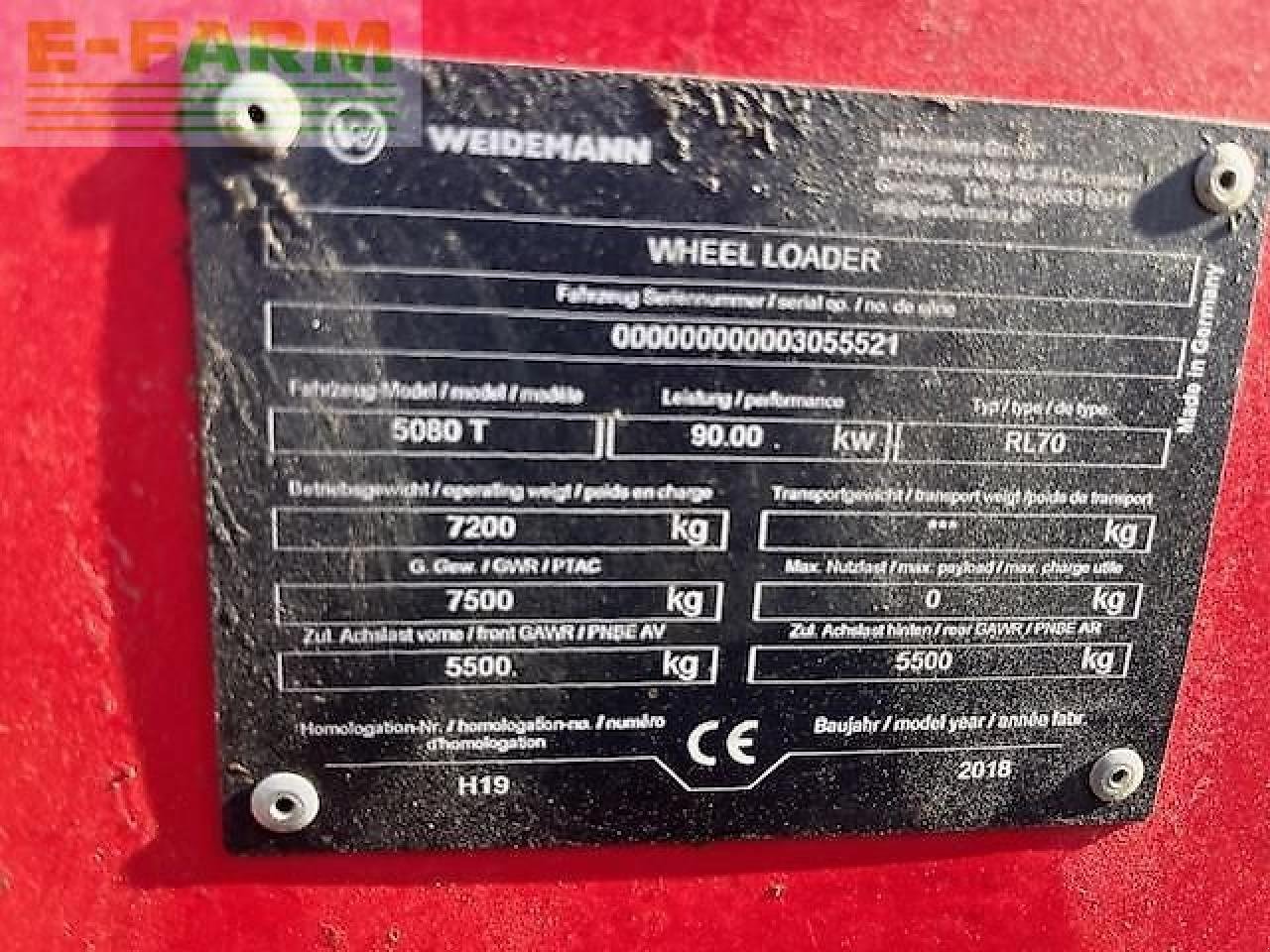 Minibagger des Typs Weidemann  5080 tele, Gebrauchtmaschine in DINKLAGE (Bild 17)