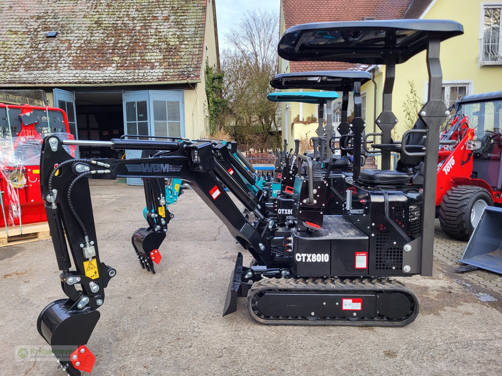 Minibagger Türe ait WSM CTX8010-V1 +ZeroTail +Knickmatik neu Bagger, Mini-Bagger, Neumaschine içinde Feuchtwangen (resim 1)