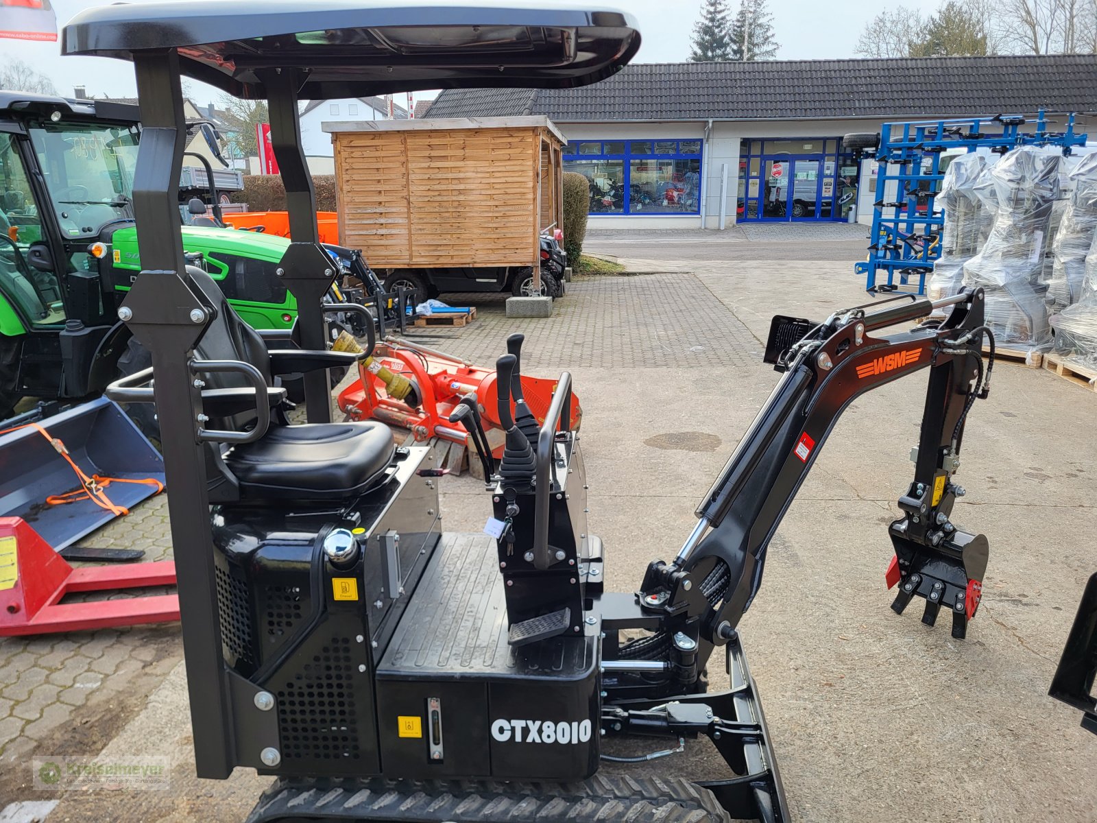 Minibagger Türe ait WSM CTX8010-V1 +ZeroTail +Knickmatik neu Bagger, Mini-Bagger, Neumaschine içinde Feuchtwangen (resim 3)