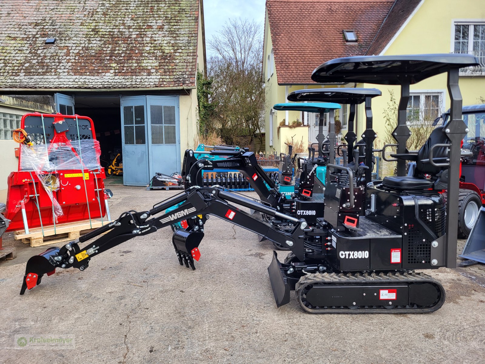 Minibagger Türe ait WSM CTX8010-V1 +ZeroTail +Knickmatik neu Bagger, Mini-Bagger, Neumaschine içinde Feuchtwangen (resim 7)