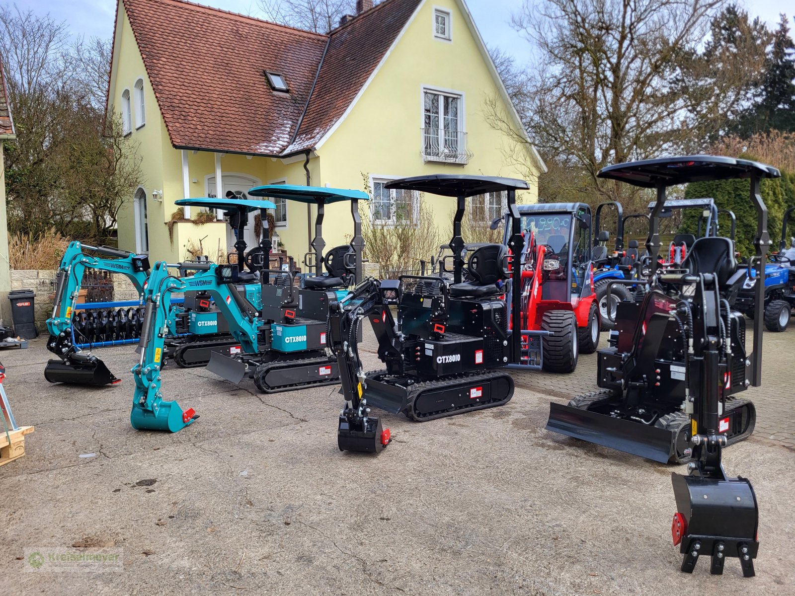 Minibagger Türe ait WSM CTX8010-V1 +ZeroTail +Knickmatik neu Bagger, Mini-Bagger, Neumaschine içinde Feuchtwangen (resim 14)