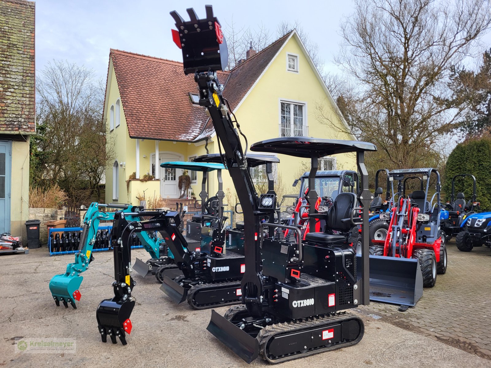 Minibagger Türe ait WSM CTX8010-V1 +ZeroTail +Knickmatik neu Bagger, Mini-Bagger, Neumaschine içinde Feuchtwangen (resim 15)