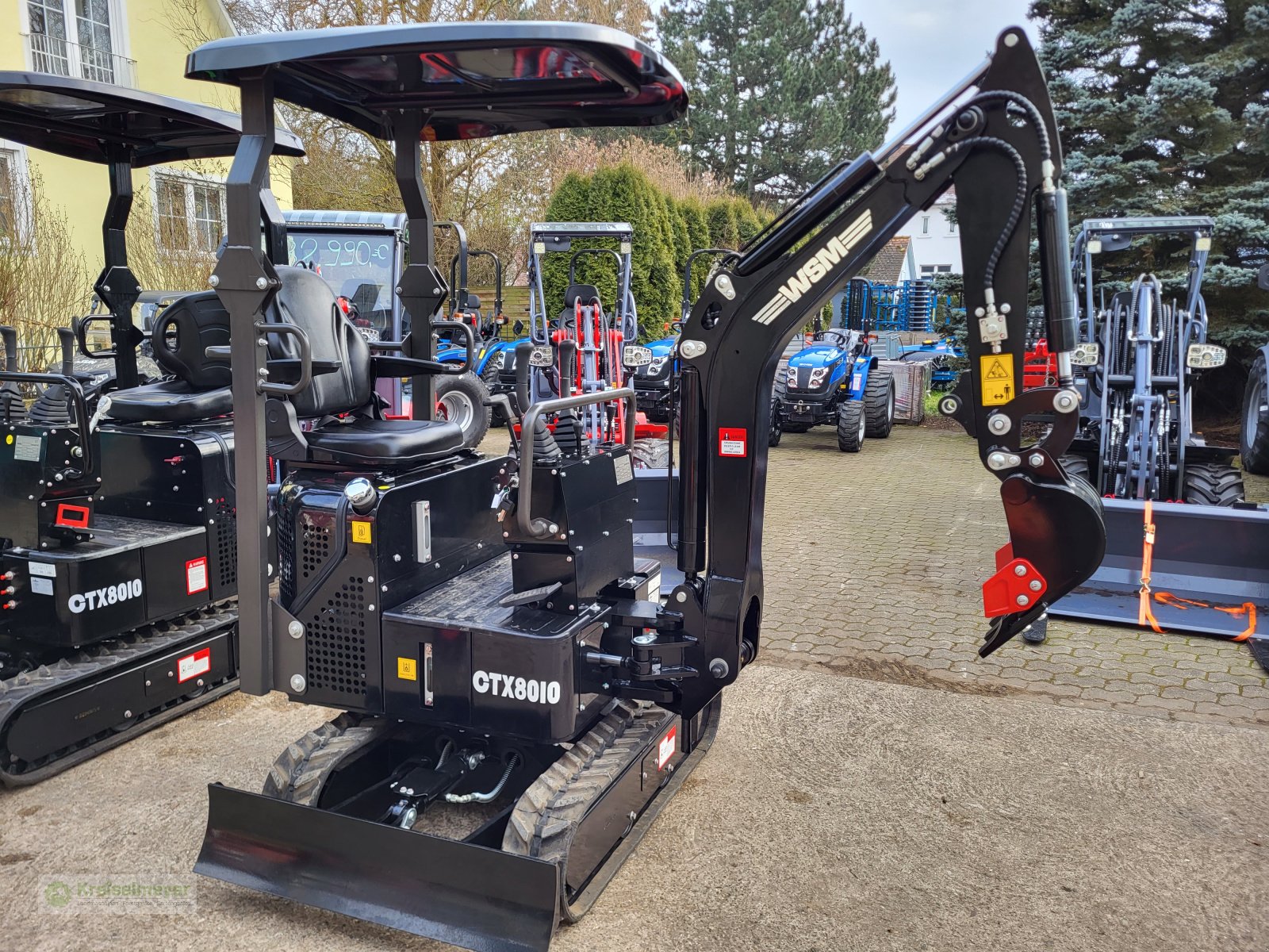 Minibagger Türe ait WSM CTX8010-V1 +ZeroTail +Knickmatik neu Bagger, Mini-Bagger, Neumaschine içinde Feuchtwangen (resim 16)