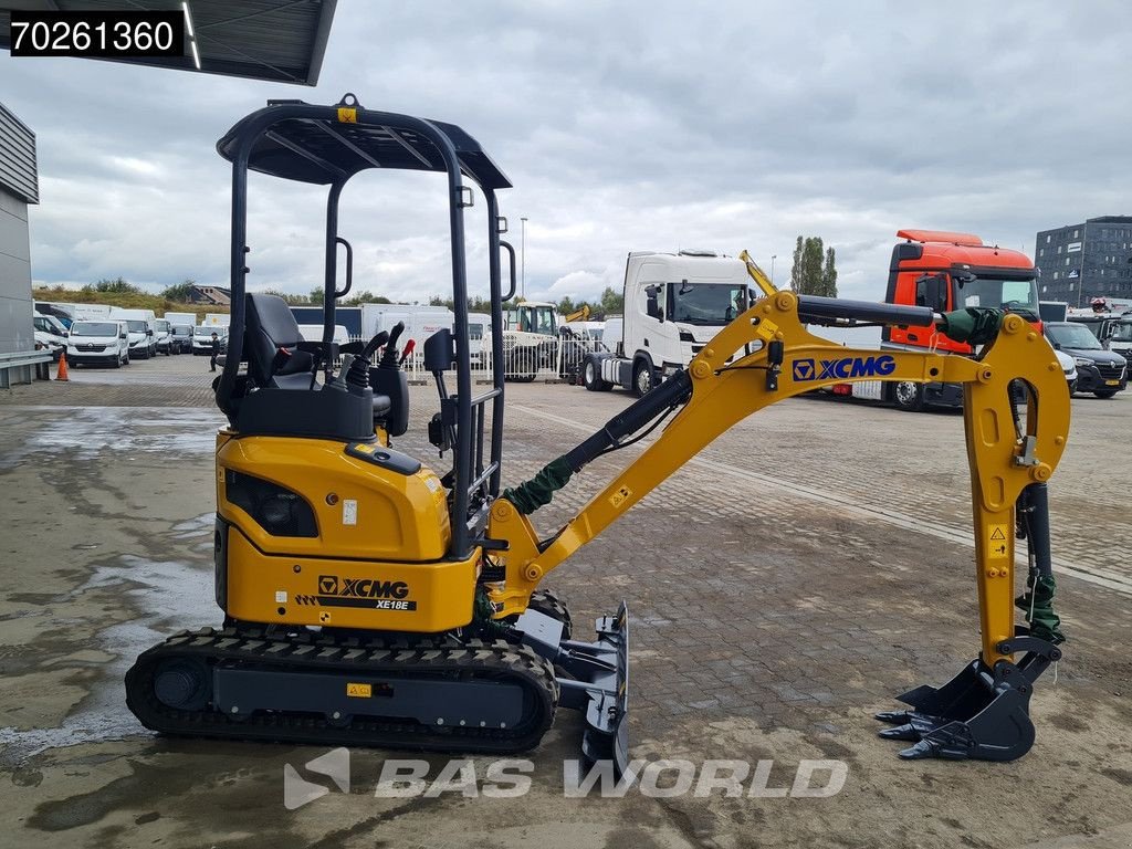 Minibagger a típus XCMG XE18 E FACTORY WARRANTY - KUBOTA ENGINE, Neumaschine ekkor: Veghel (Kép 9)