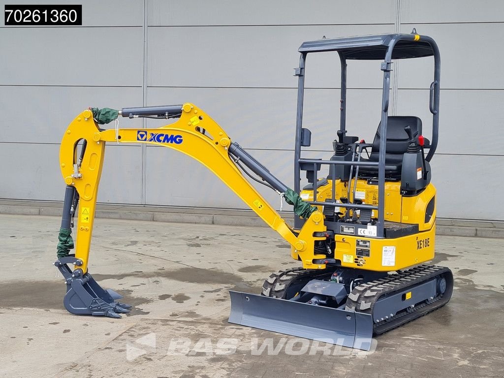 Minibagger a típus XCMG XE18 E FACTORY WARRANTY - KUBOTA ENGINE, Neumaschine ekkor: Veghel (Kép 3)