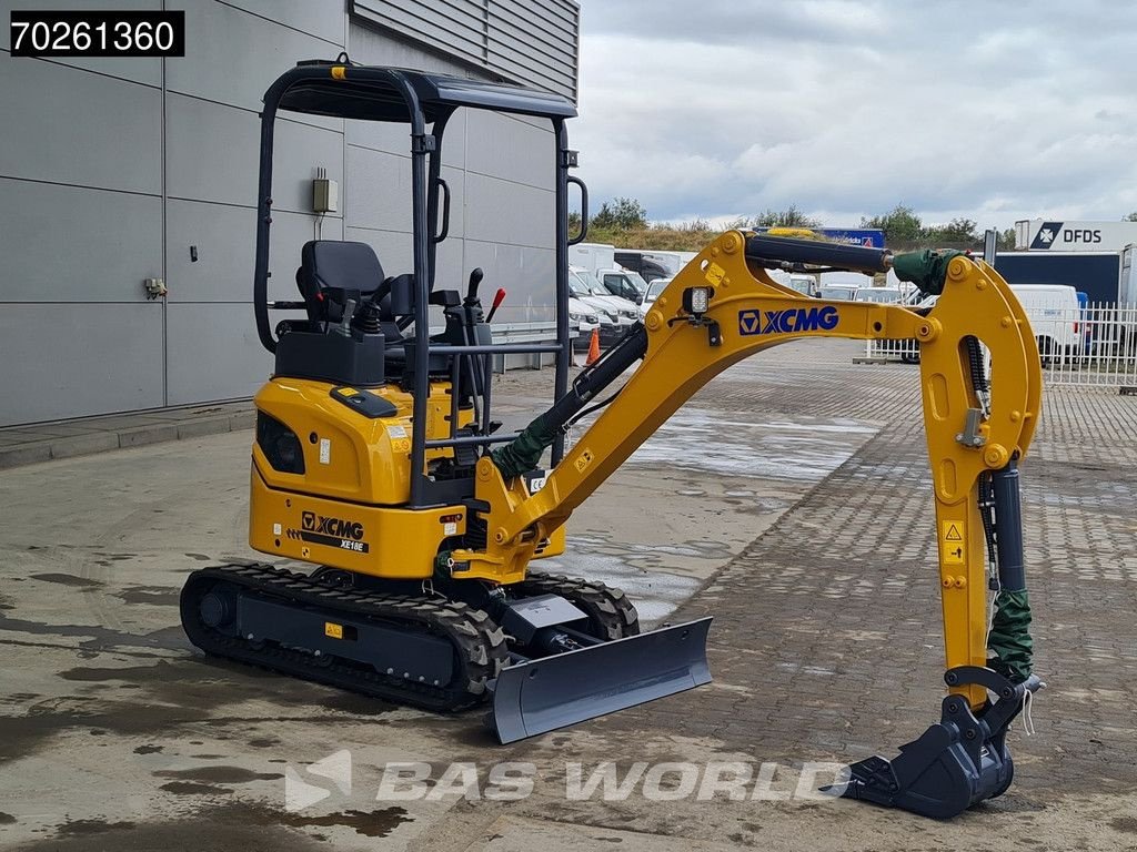 Minibagger a típus XCMG XE18 E FACTORY WARRANTY - KUBOTA ENGINE, Neumaschine ekkor: Veghel (Kép 5)